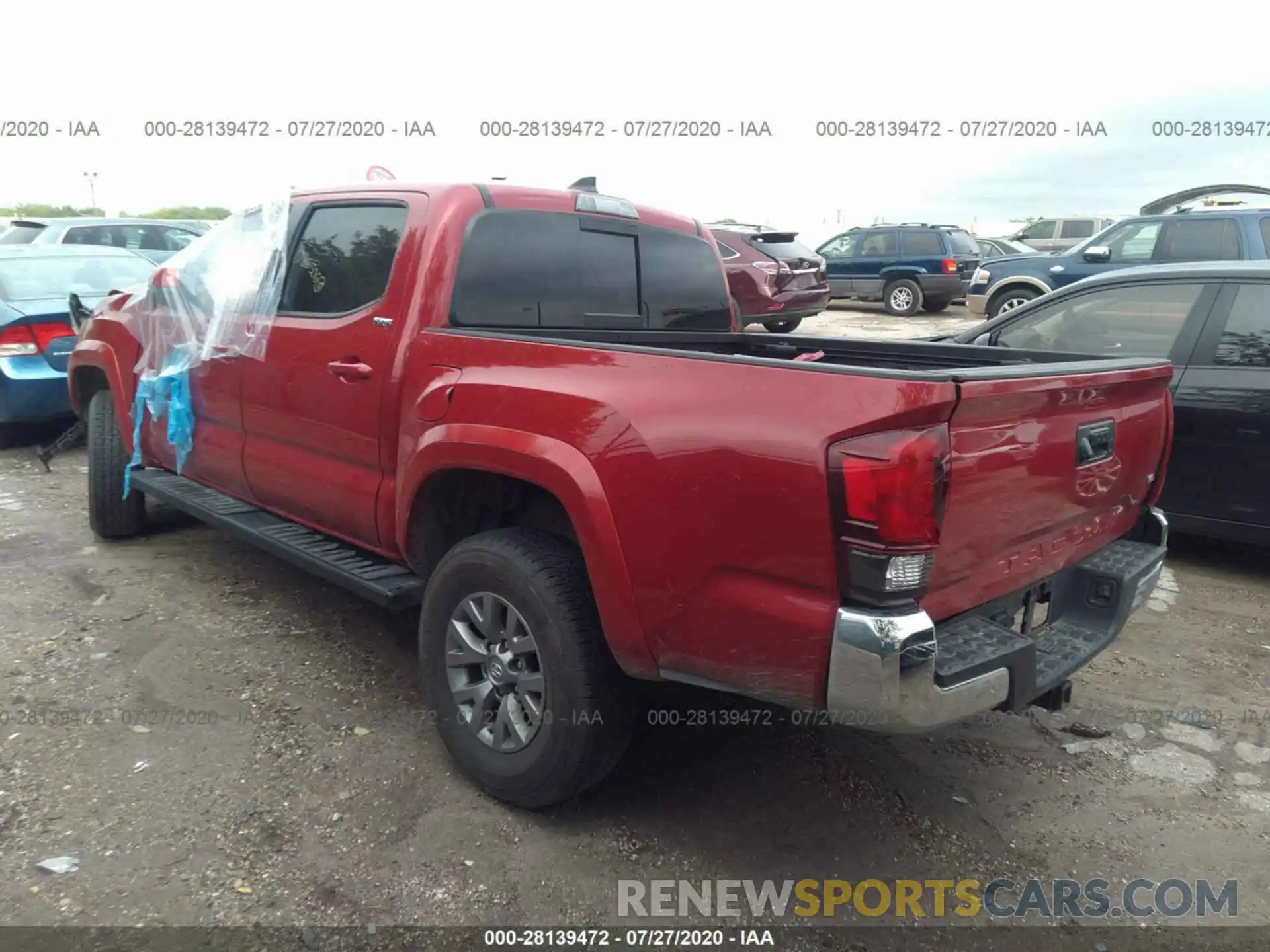 3 Photograph of a damaged car 3TMAZ5CN0KM086506 TOYOTA TACOMA 2WD 2019