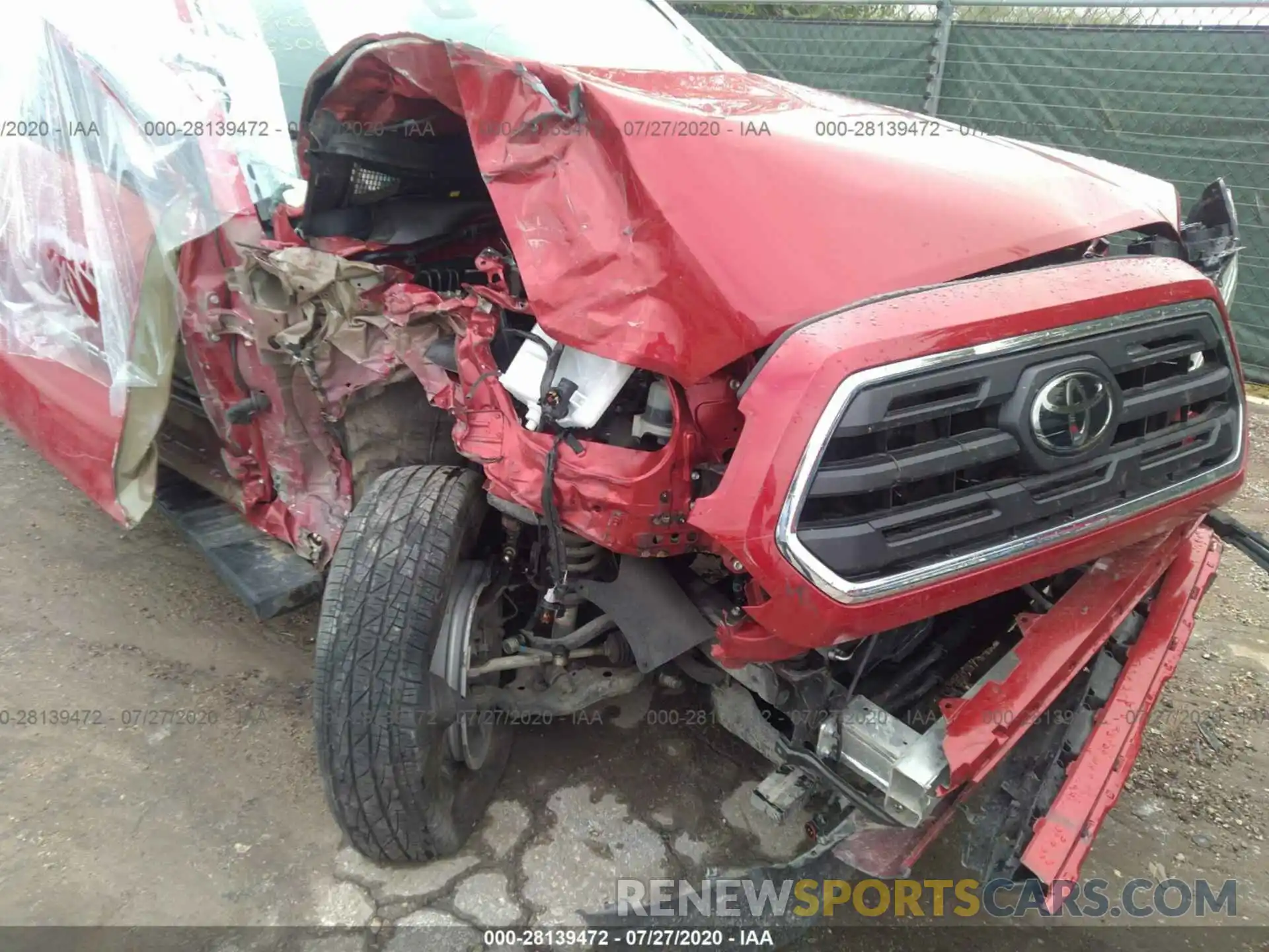 6 Photograph of a damaged car 3TMAZ5CN0KM086506 TOYOTA TACOMA 2WD 2019