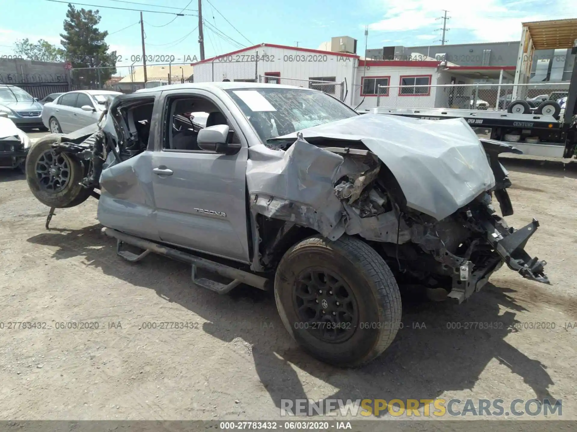 1 Photograph of a damaged car 3TMAZ5CN0KM086800 TOYOTA TACOMA 2WD 2019