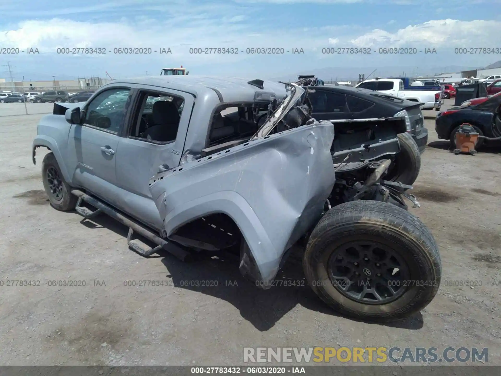 3 Photograph of a damaged car 3TMAZ5CN0KM086800 TOYOTA TACOMA 2WD 2019