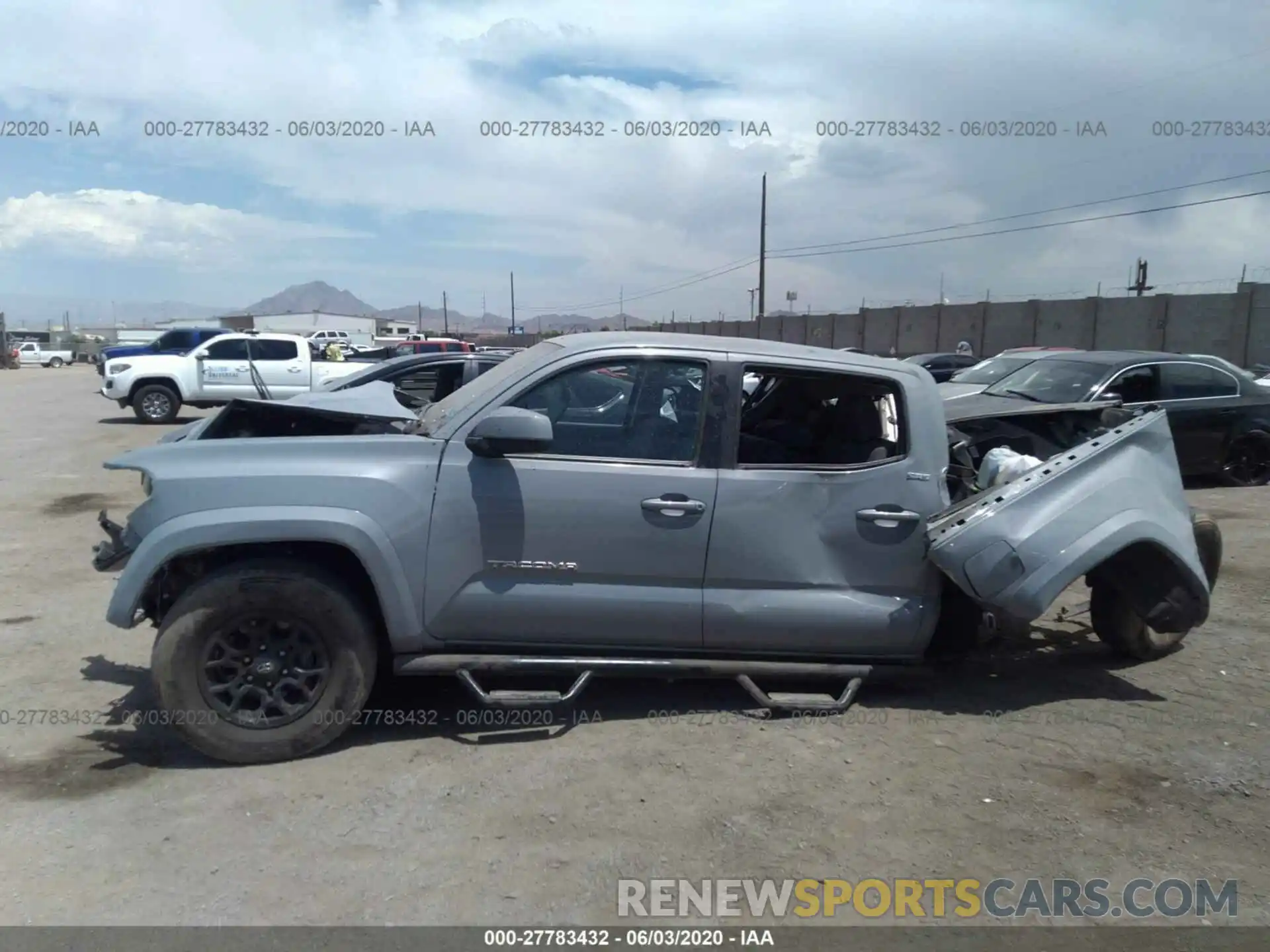 6 Photograph of a damaged car 3TMAZ5CN0KM086800 TOYOTA TACOMA 2WD 2019