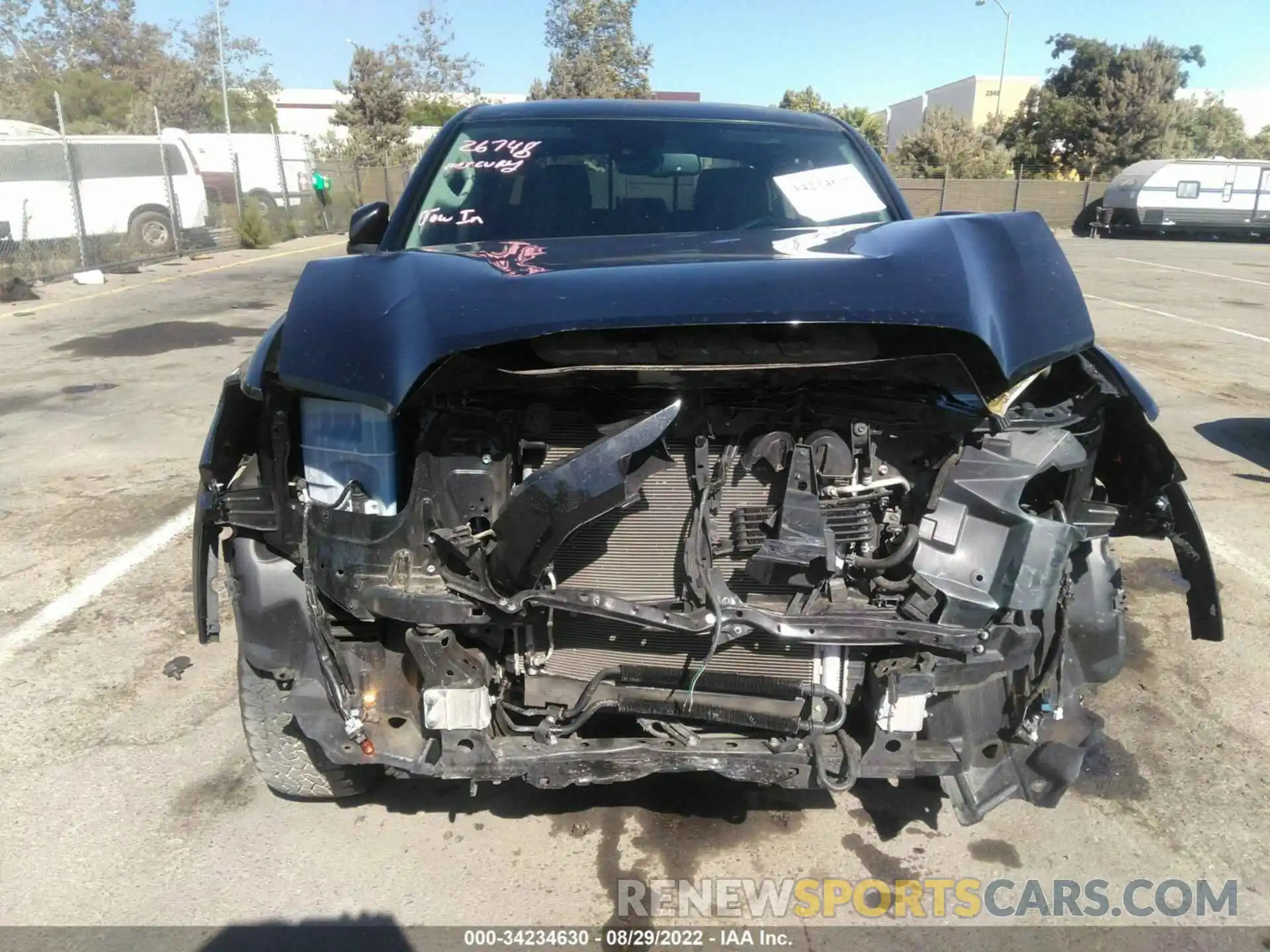 6 Photograph of a damaged car 3TMAZ5CN0KM098283 TOYOTA TACOMA 2WD 2019