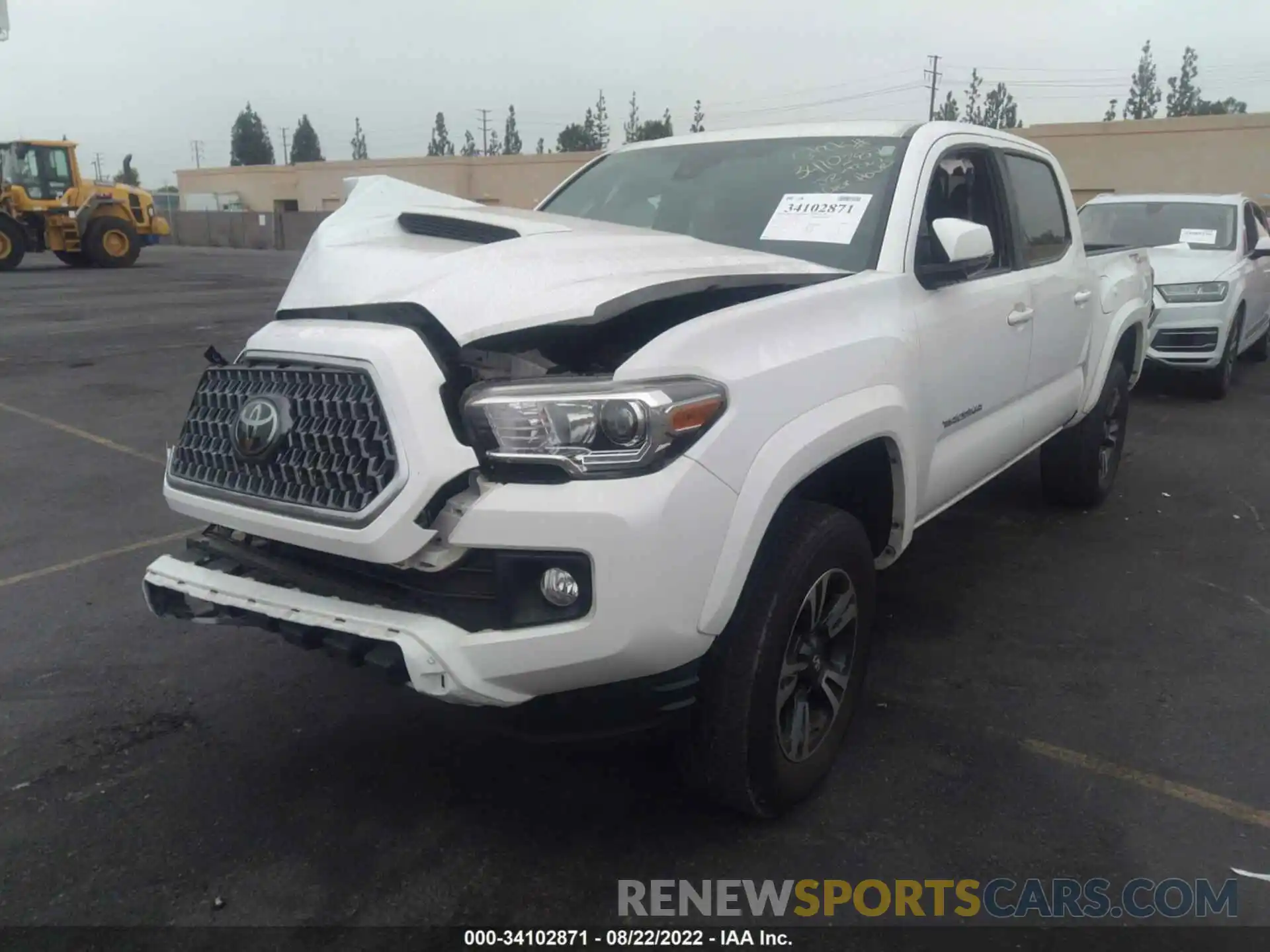 2 Фотография поврежденного автомобиля 3TMAZ5CN0KM101537 TOYOTA TACOMA 2WD 2019