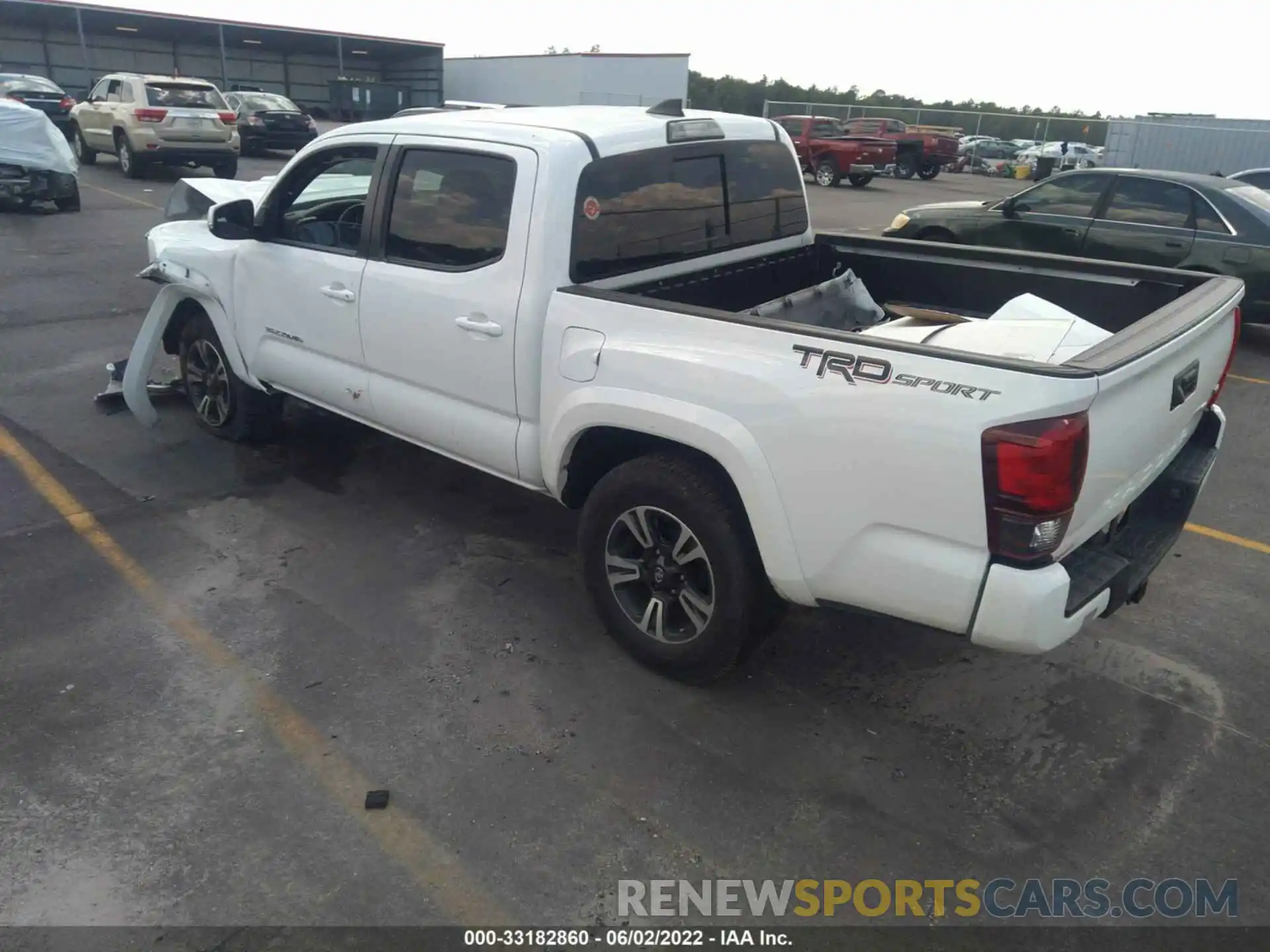 3 Photograph of a damaged car 3TMAZ5CN0KM106303 TOYOTA TACOMA 2WD 2019