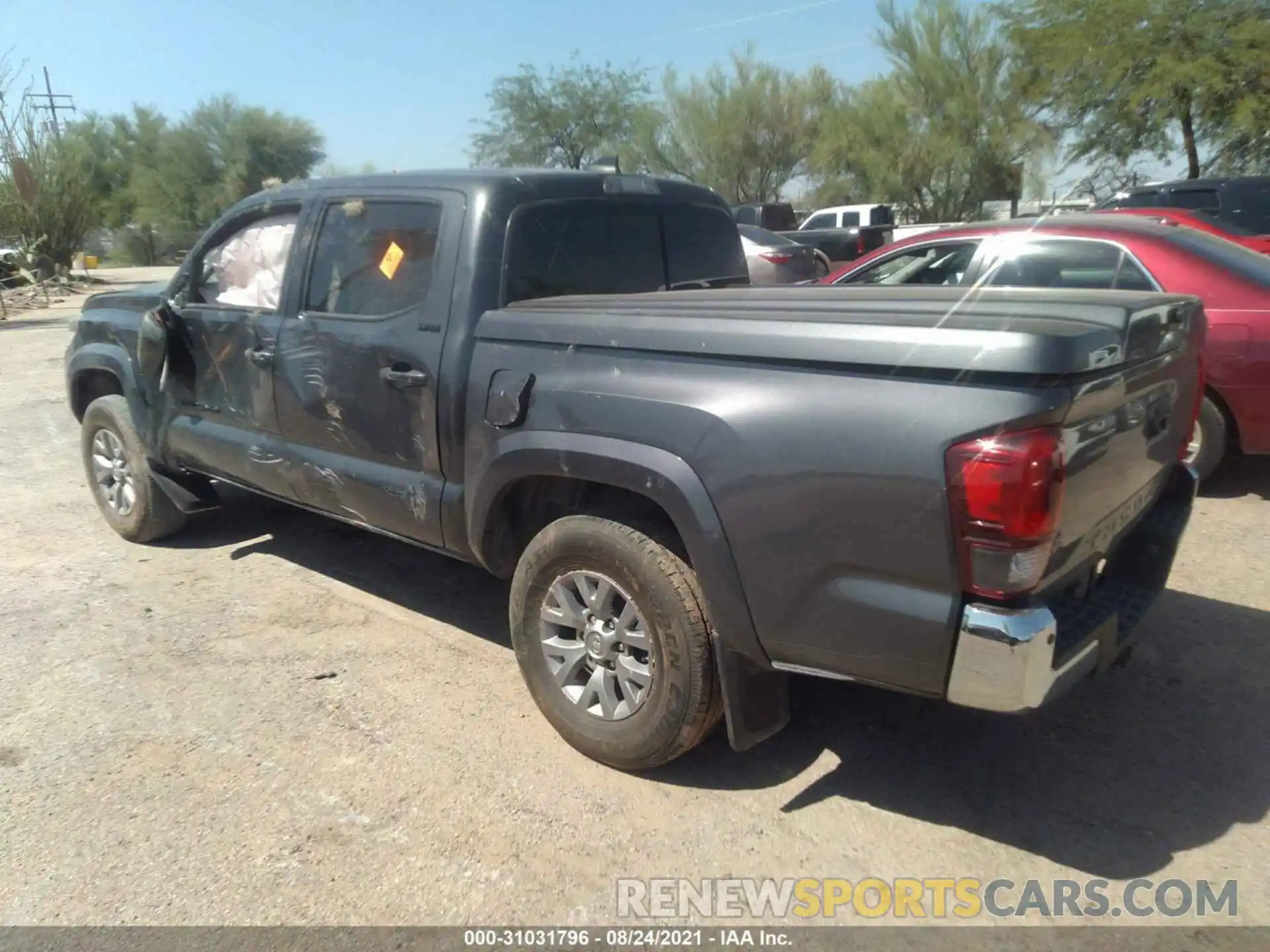 3 Photograph of a damaged car 3TMAZ5CN0KM106740 TOYOTA TACOMA 2WD 2019