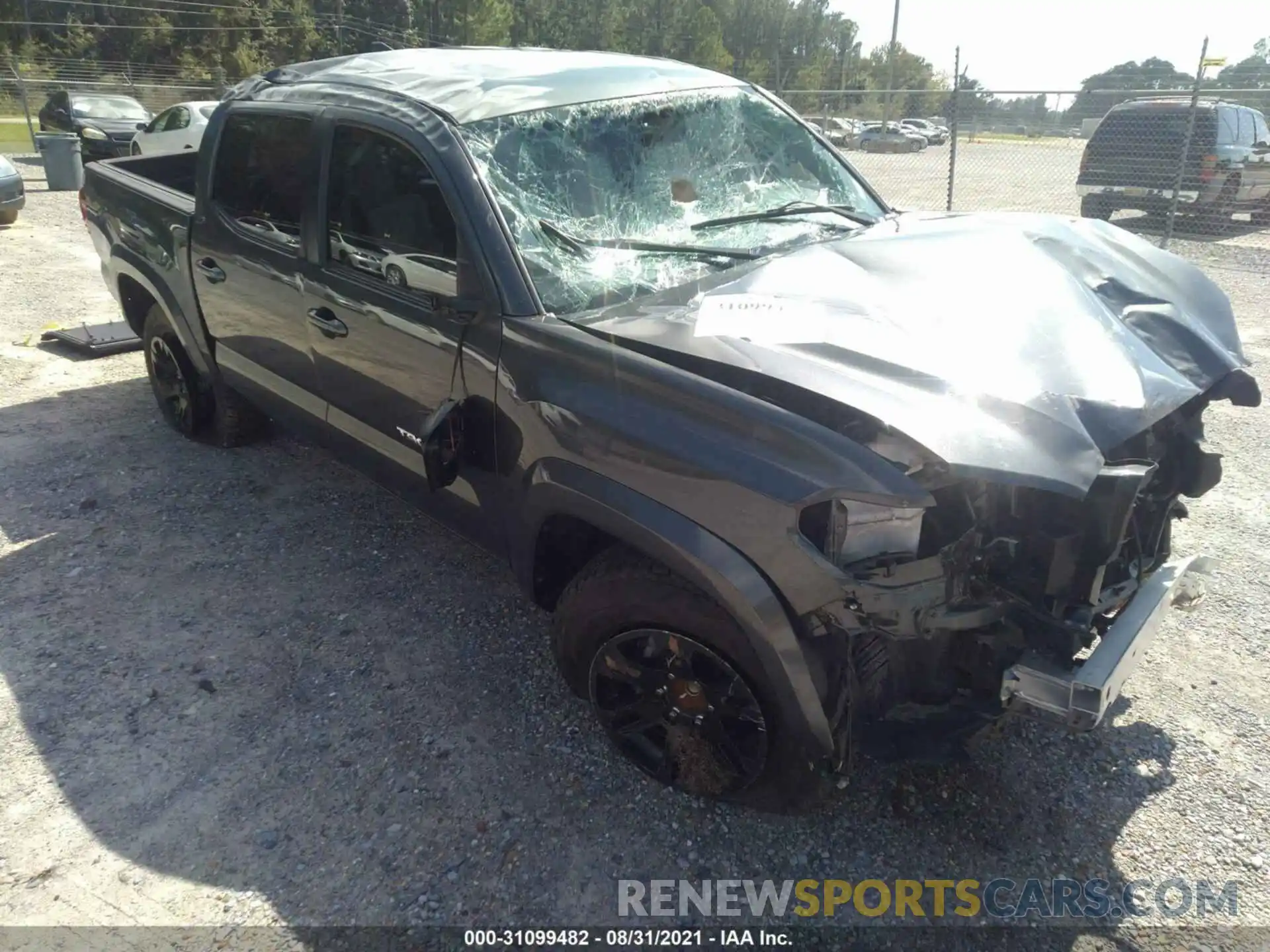 1 Photograph of a damaged car 3TMAZ5CN0KM109220 TOYOTA TACOMA 2WD 2019