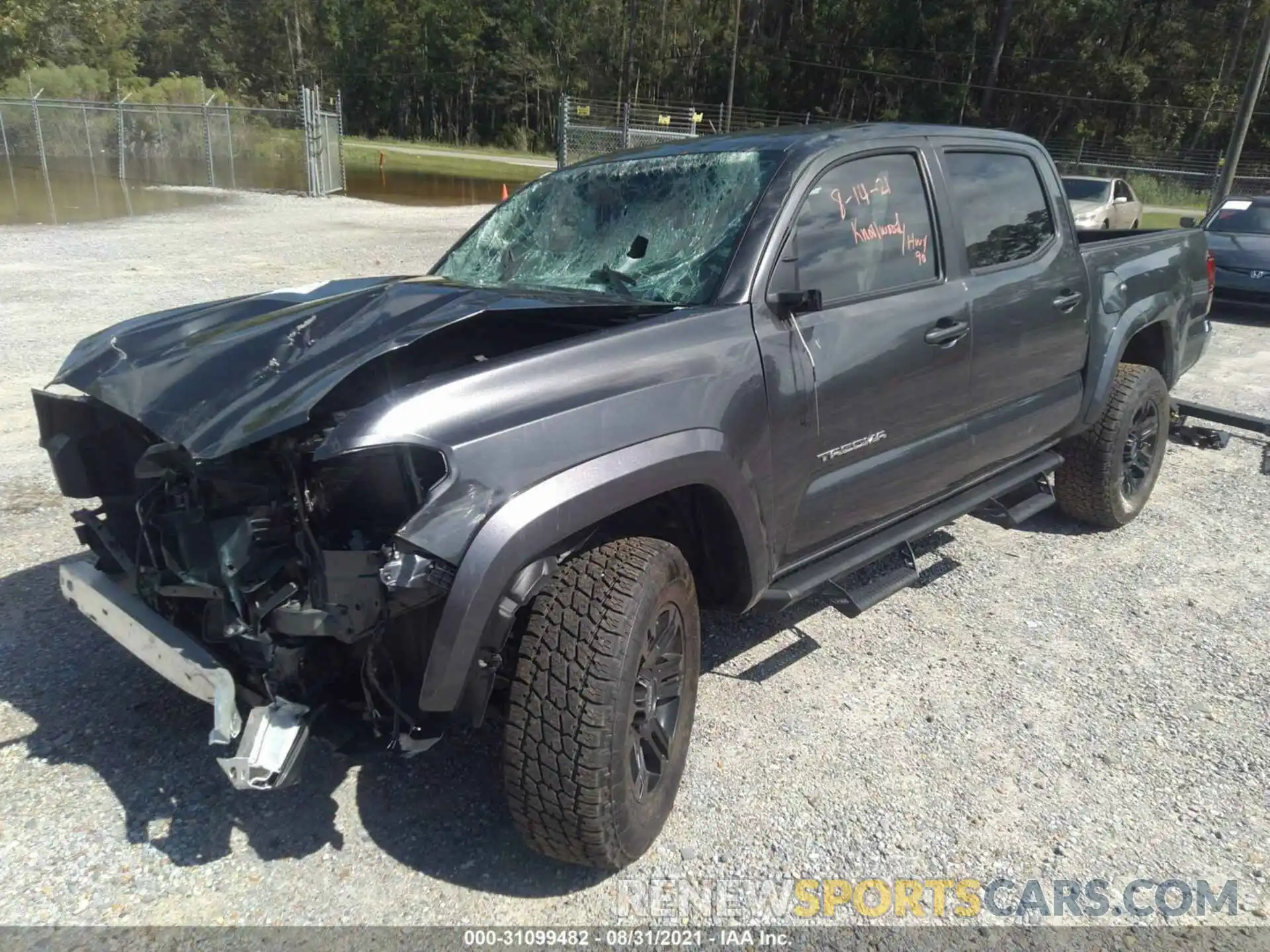 2 Photograph of a damaged car 3TMAZ5CN0KM109220 TOYOTA TACOMA 2WD 2019