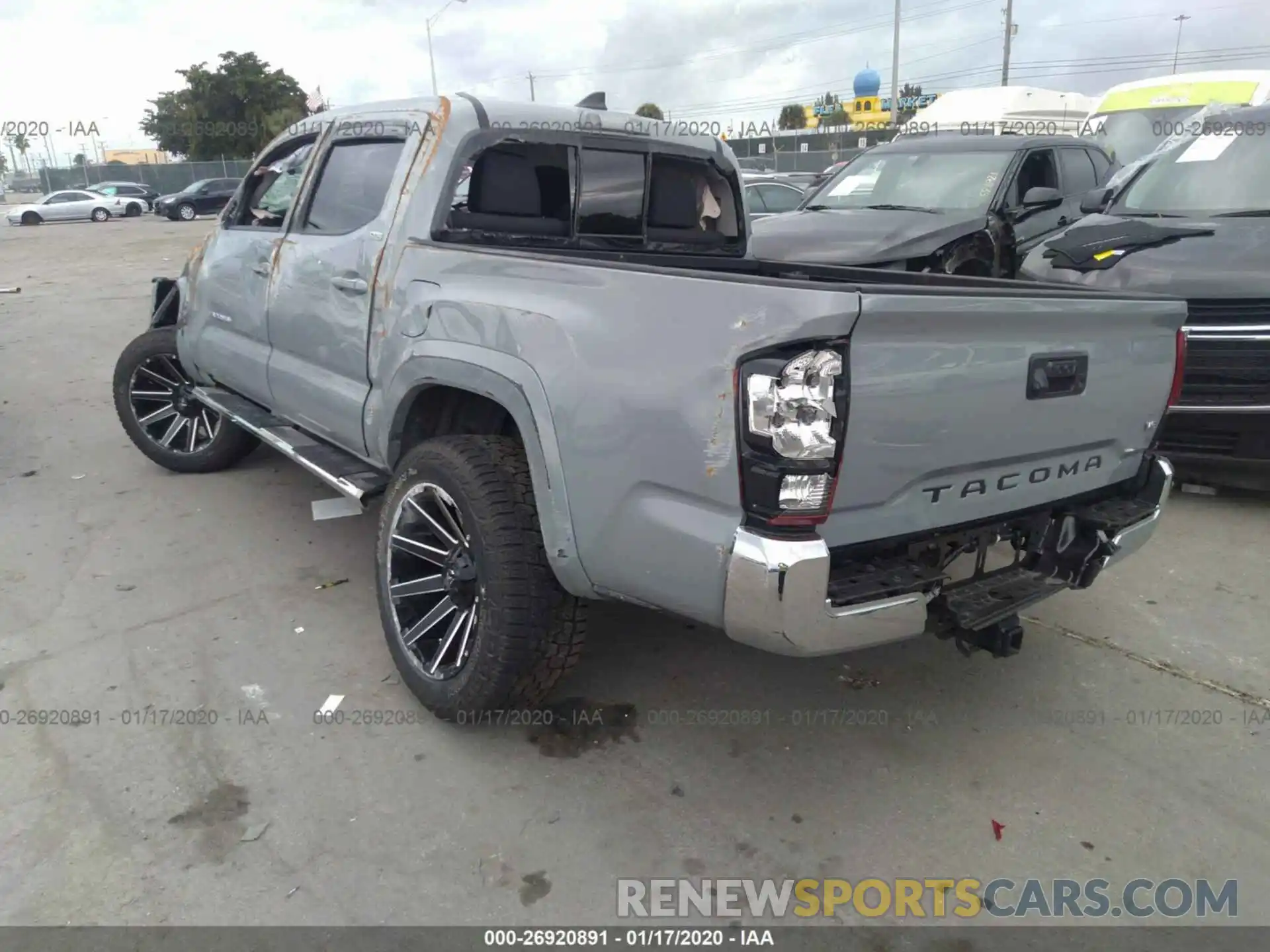 3 Photograph of a damaged car 3TMAZ5CN0KM109377 TOYOTA TACOMA 2WD 2019