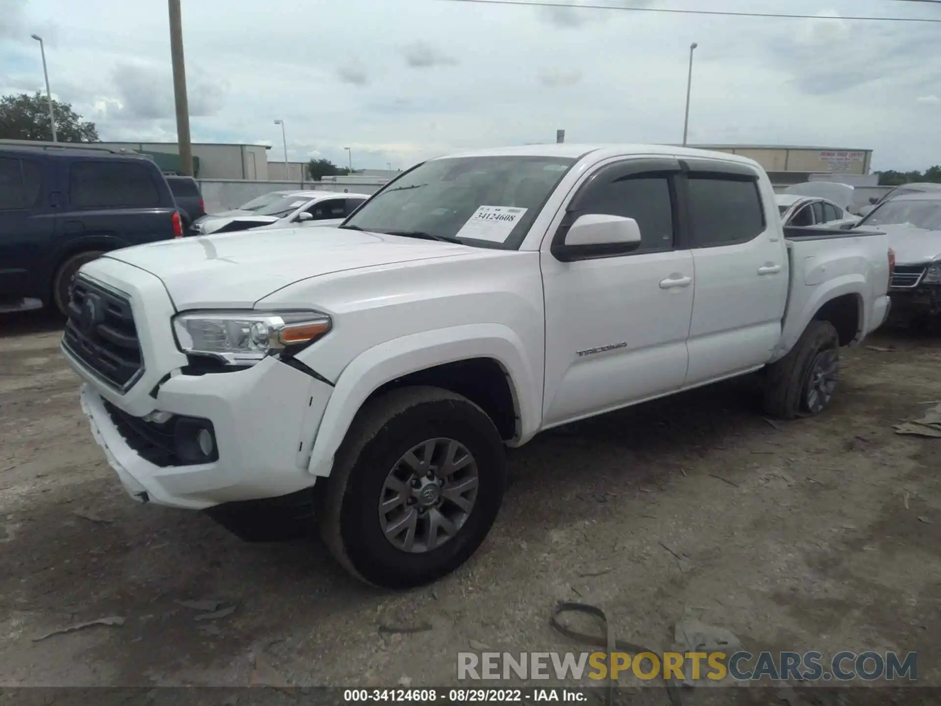 2 Photograph of a damaged car 3TMAZ5CN0KM110108 TOYOTA TACOMA 2WD 2019