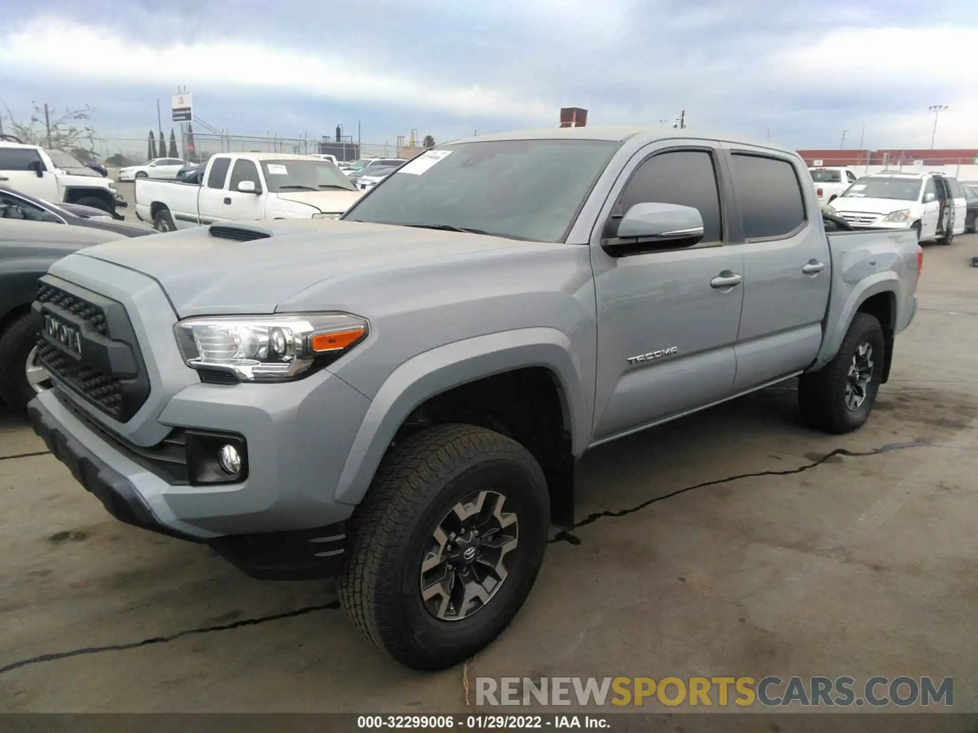 2 Photograph of a damaged car 3TMAZ5CN0KM110724 TOYOTA TACOMA 2WD 2019