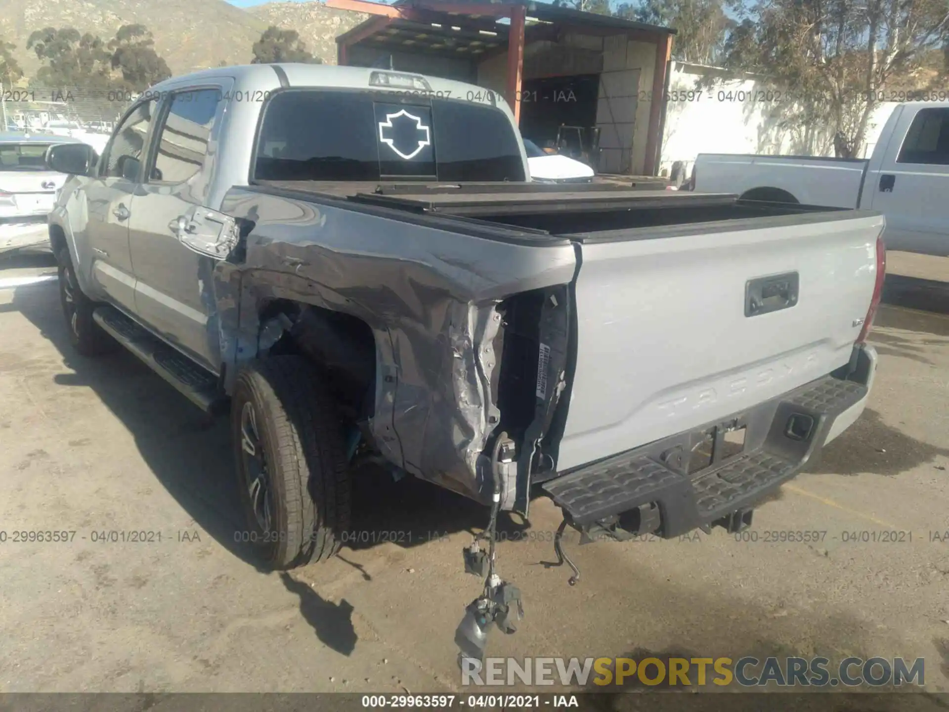 3 Photograph of a damaged car 3TMAZ5CN0KM114224 TOYOTA TACOMA 2WD 2019