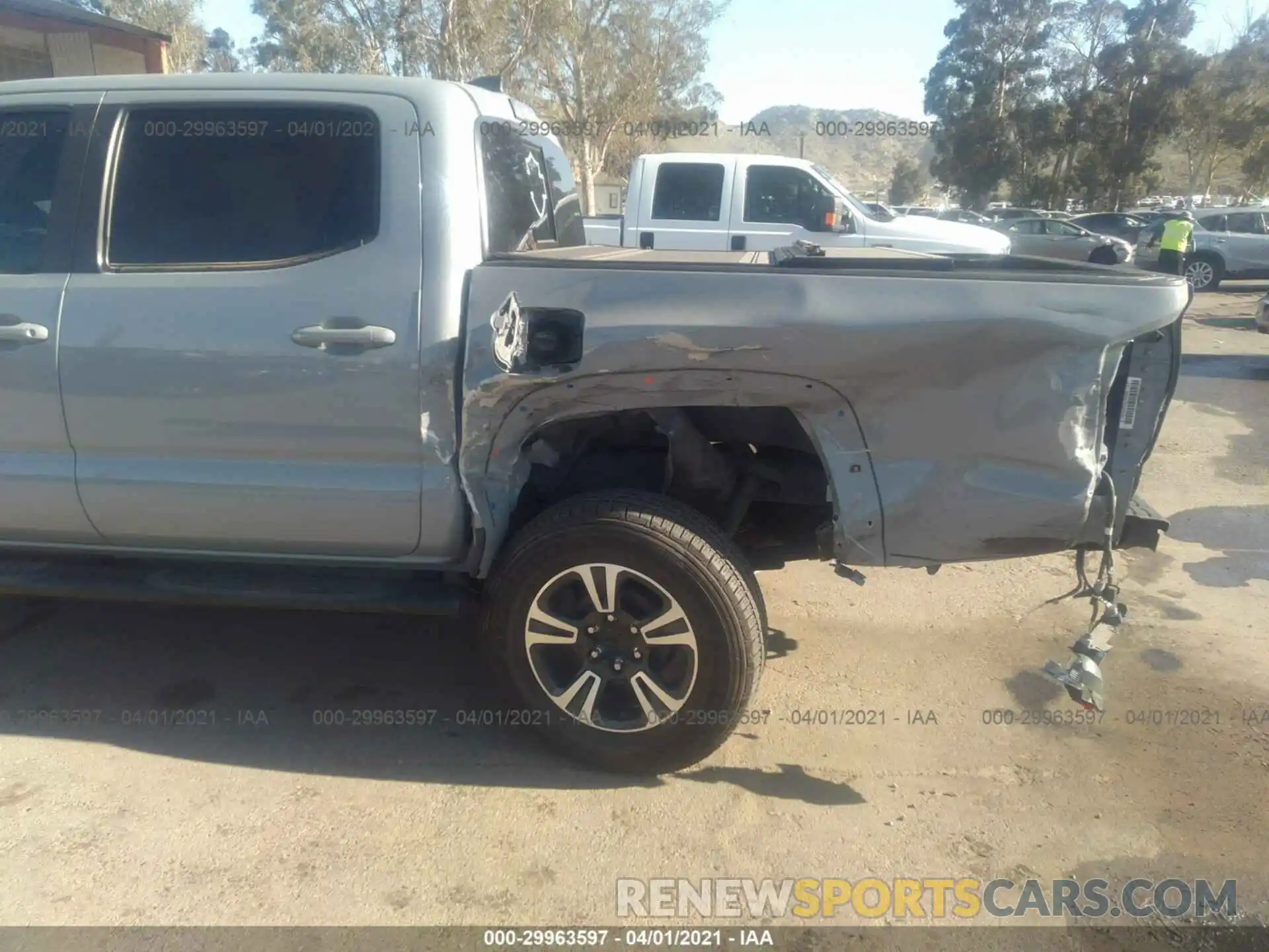 6 Photograph of a damaged car 3TMAZ5CN0KM114224 TOYOTA TACOMA 2WD 2019