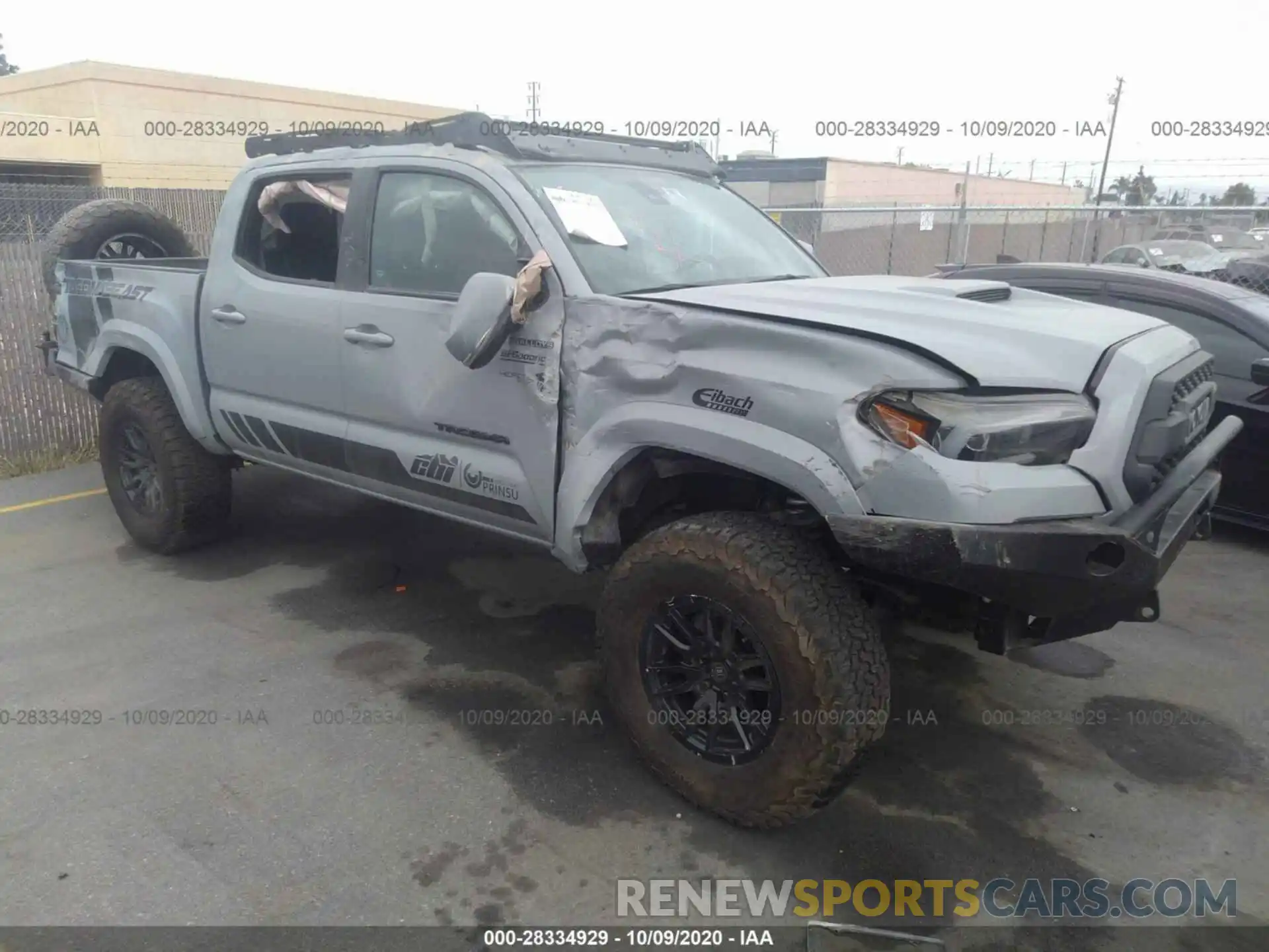 1 Photograph of a damaged car 3TMAZ5CN1KM083355 TOYOTA TACOMA 2WD 2019