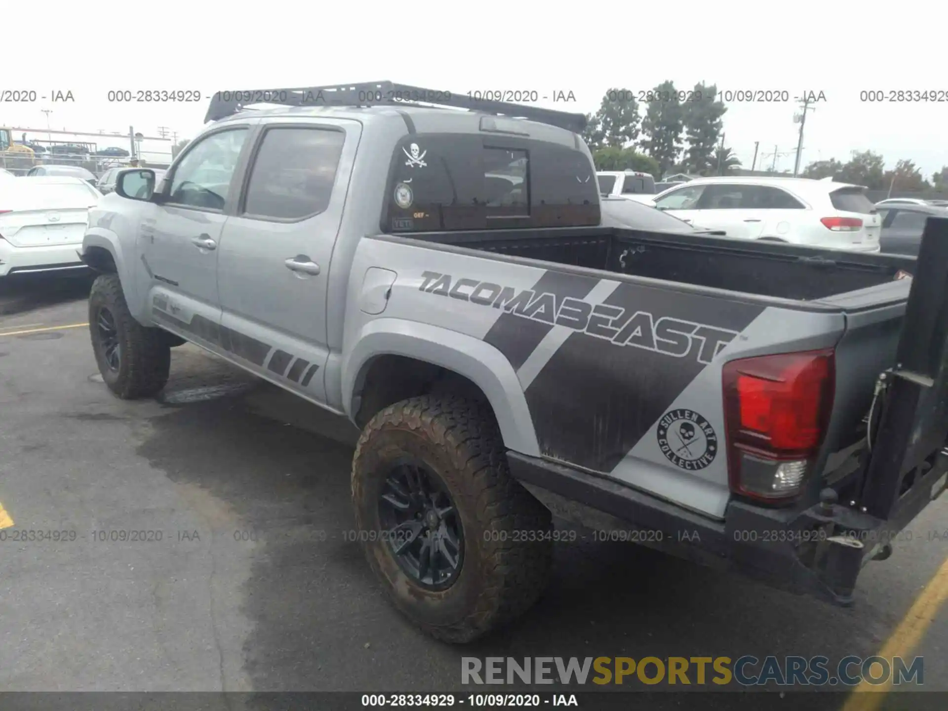 3 Photograph of a damaged car 3TMAZ5CN1KM083355 TOYOTA TACOMA 2WD 2019