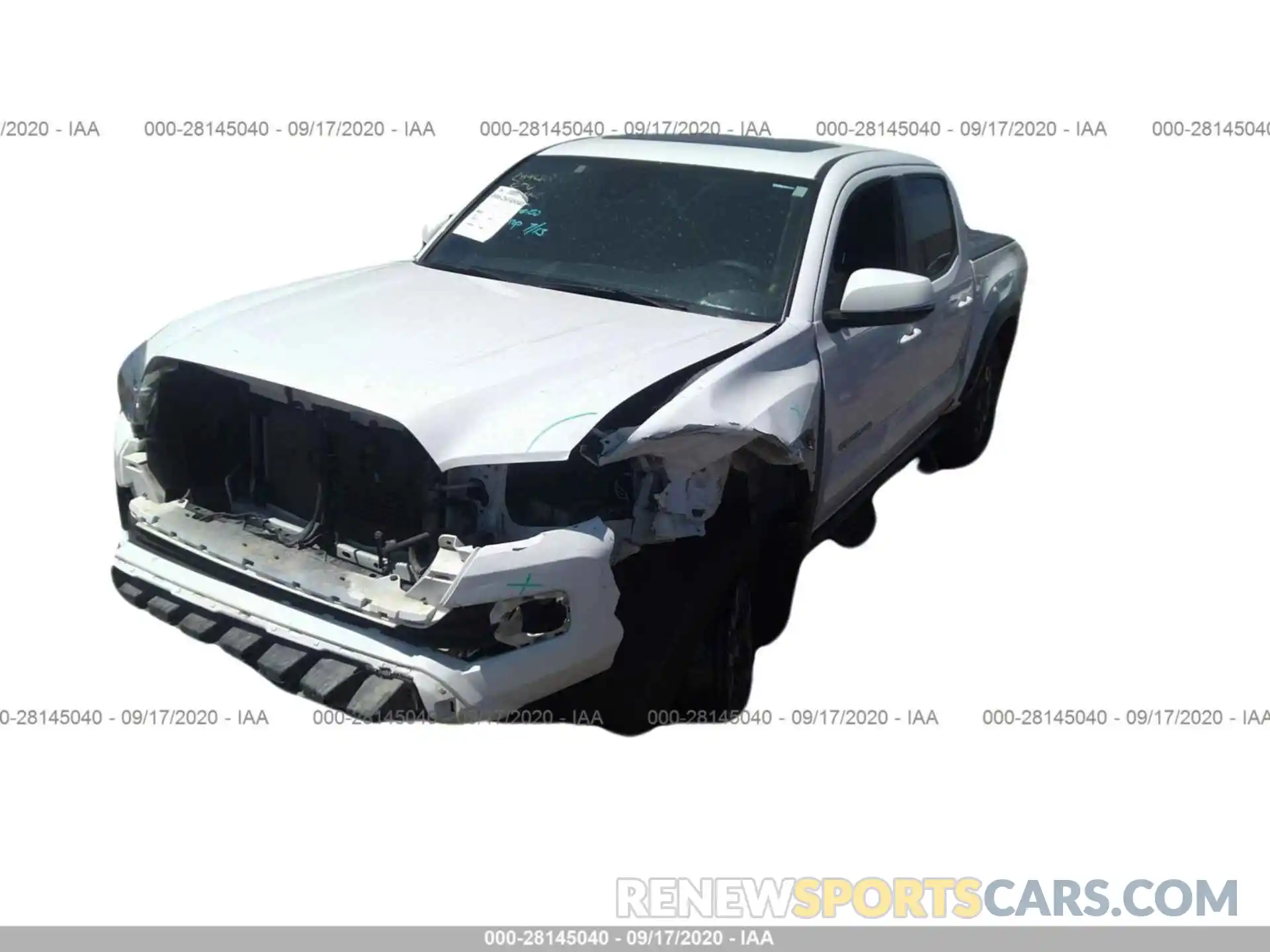 2 Photograph of a damaged car 3TMAZ5CN1KM084943 TOYOTA TACOMA 2WD 2019