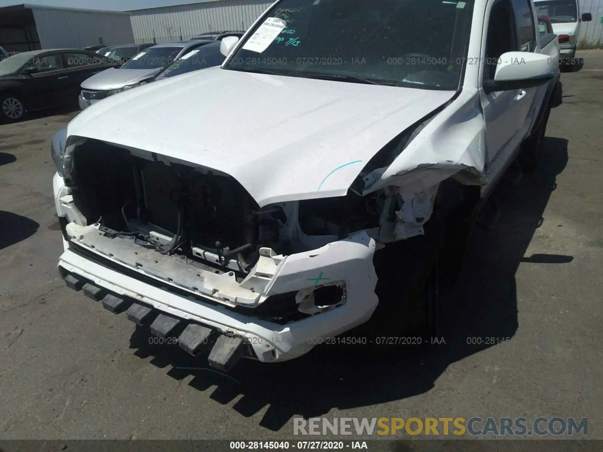 6 Photograph of a damaged car 3TMAZ5CN1KM084943 TOYOTA TACOMA 2WD 2019