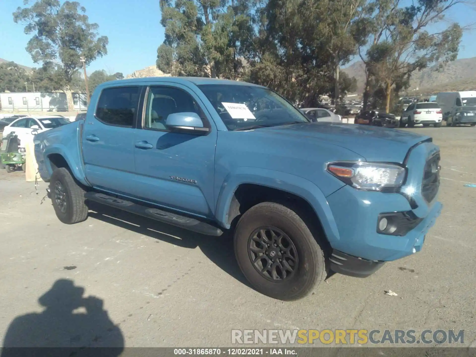 1 Photograph of a damaged car 3TMAZ5CN1KM101997 TOYOTA TACOMA 2WD 2019