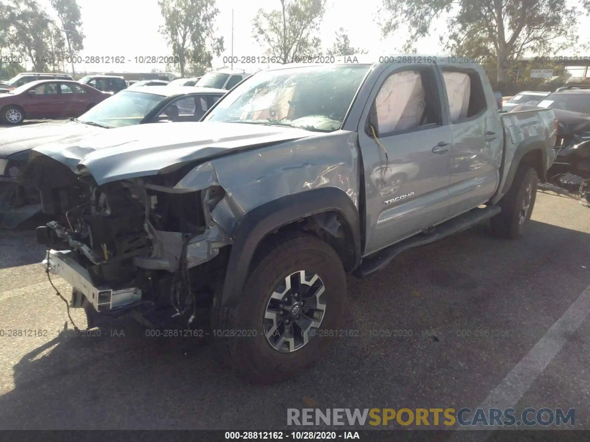 2 Photograph of a damaged car 3TMAZ5CN1KM103510 TOYOTA TACOMA 2WD 2019