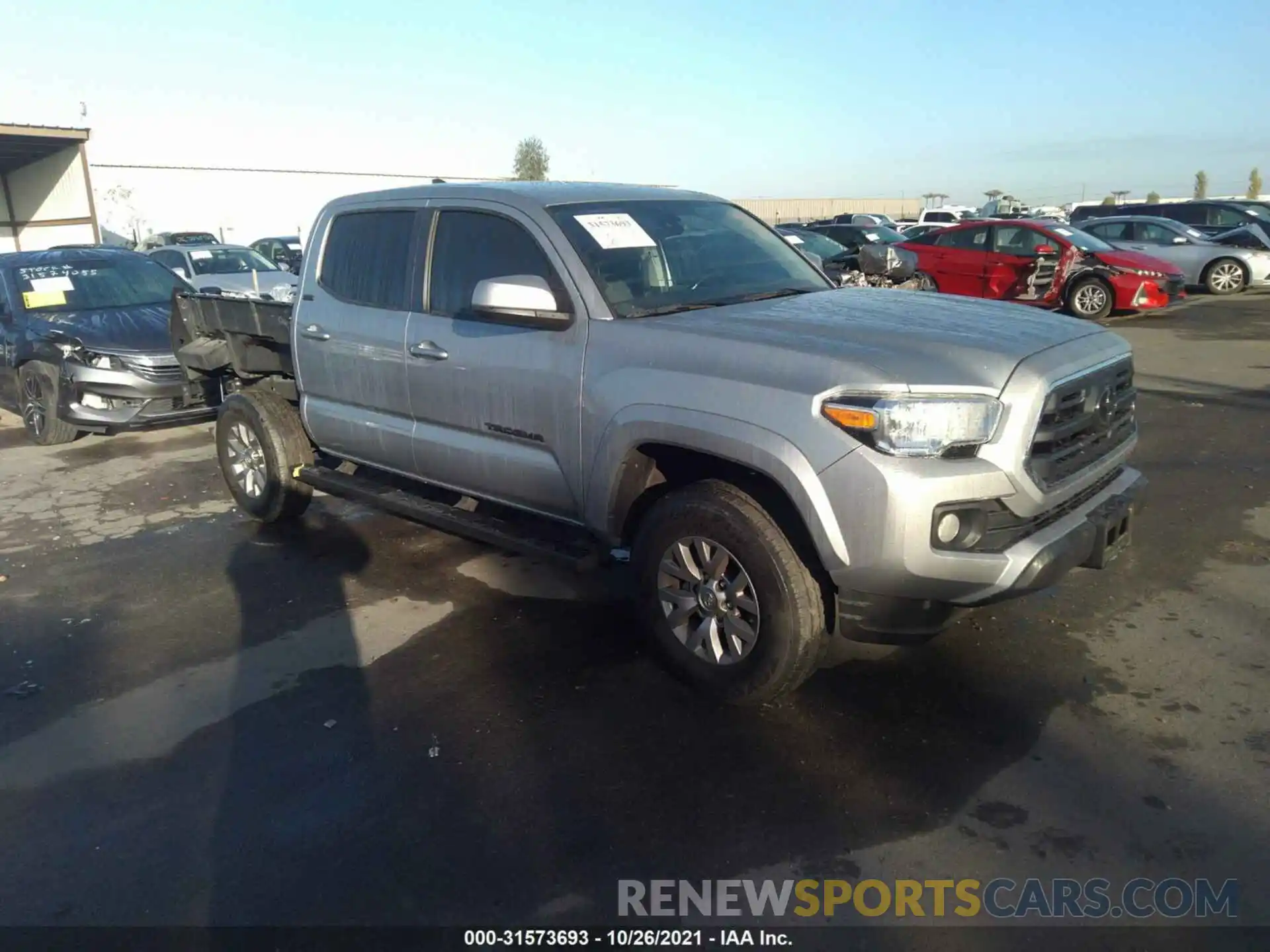 1 Photograph of a damaged car 3TMAZ5CN1KM103622 TOYOTA TACOMA 2WD 2019