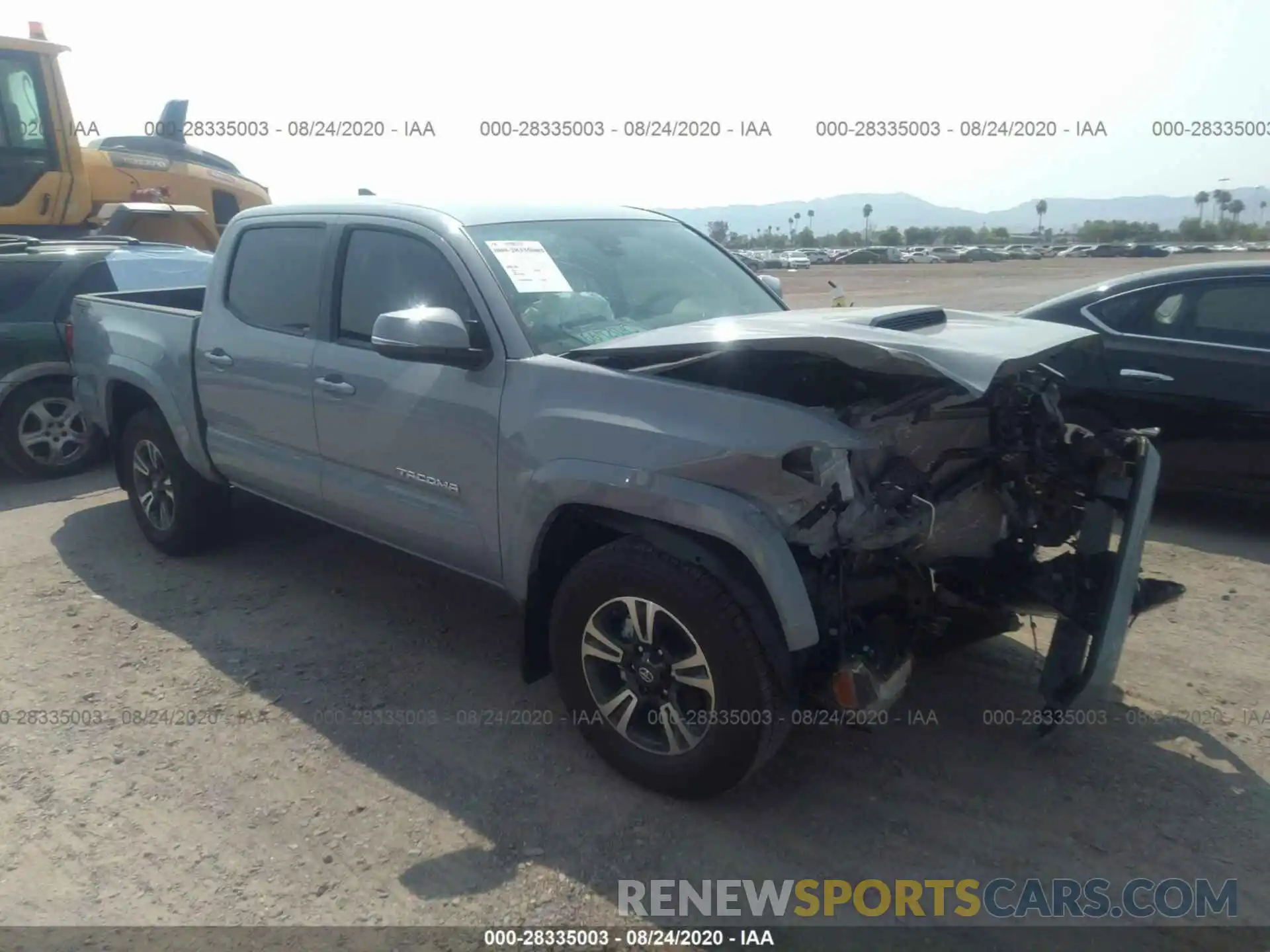 1 Photograph of a damaged car 3TMAZ5CN1KM106553 TOYOTA TACOMA 2WD 2019