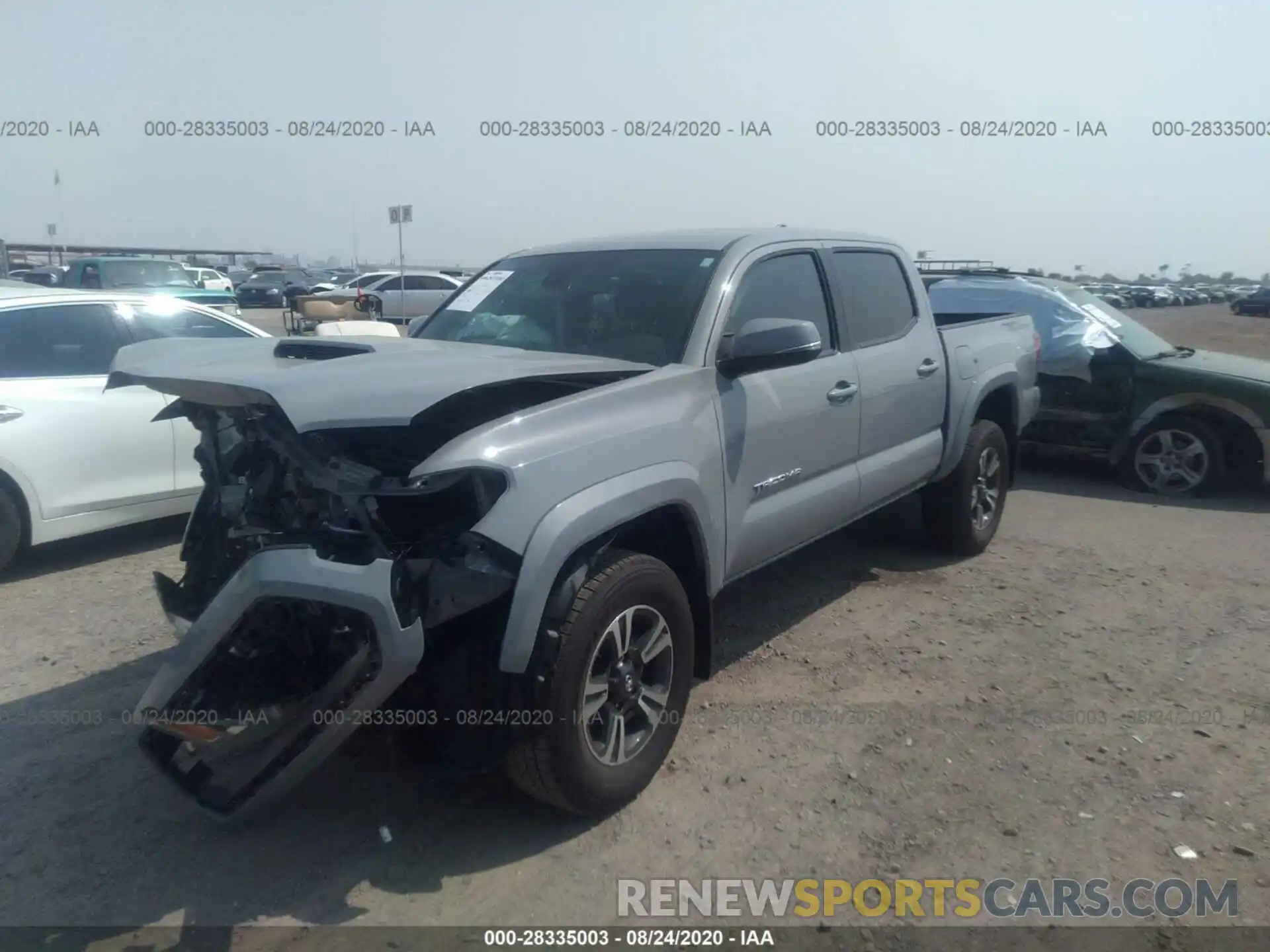 2 Photograph of a damaged car 3TMAZ5CN1KM106553 TOYOTA TACOMA 2WD 2019