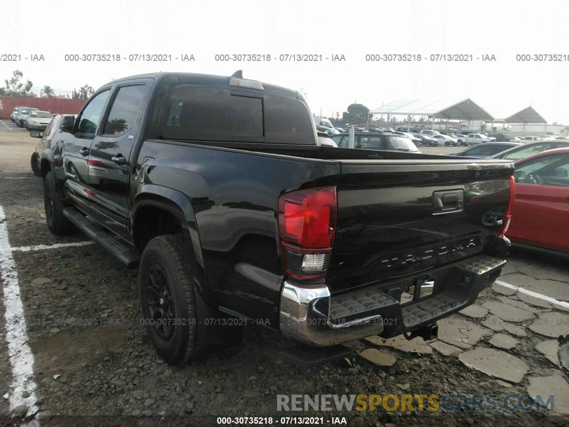 3 Photograph of a damaged car 3TMAZ5CN1KM107668 TOYOTA TACOMA 2WD 2019