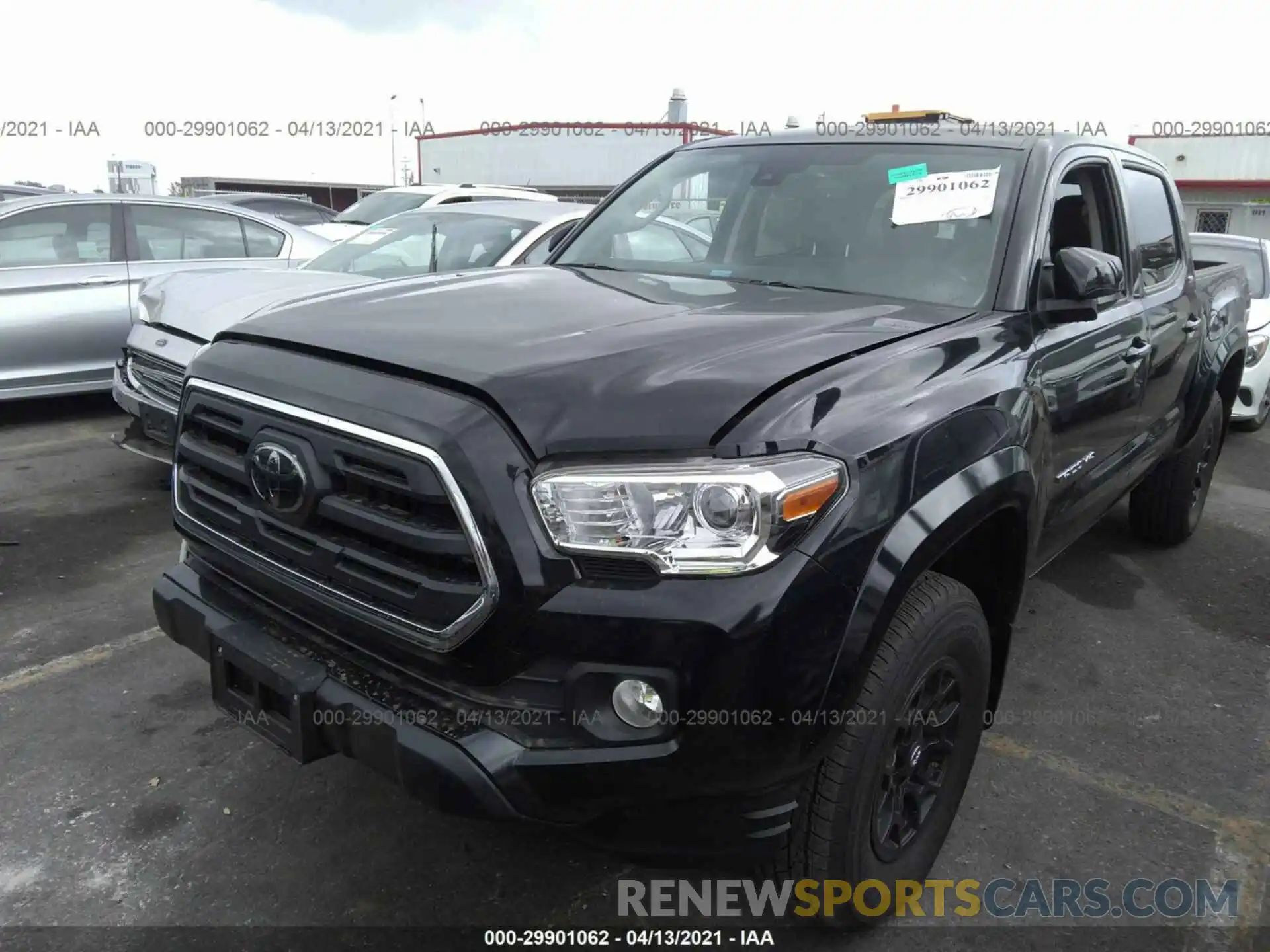 2 Photograph of a damaged car 3TMAZ5CN1KM111252 TOYOTA TACOMA 2WD 2019