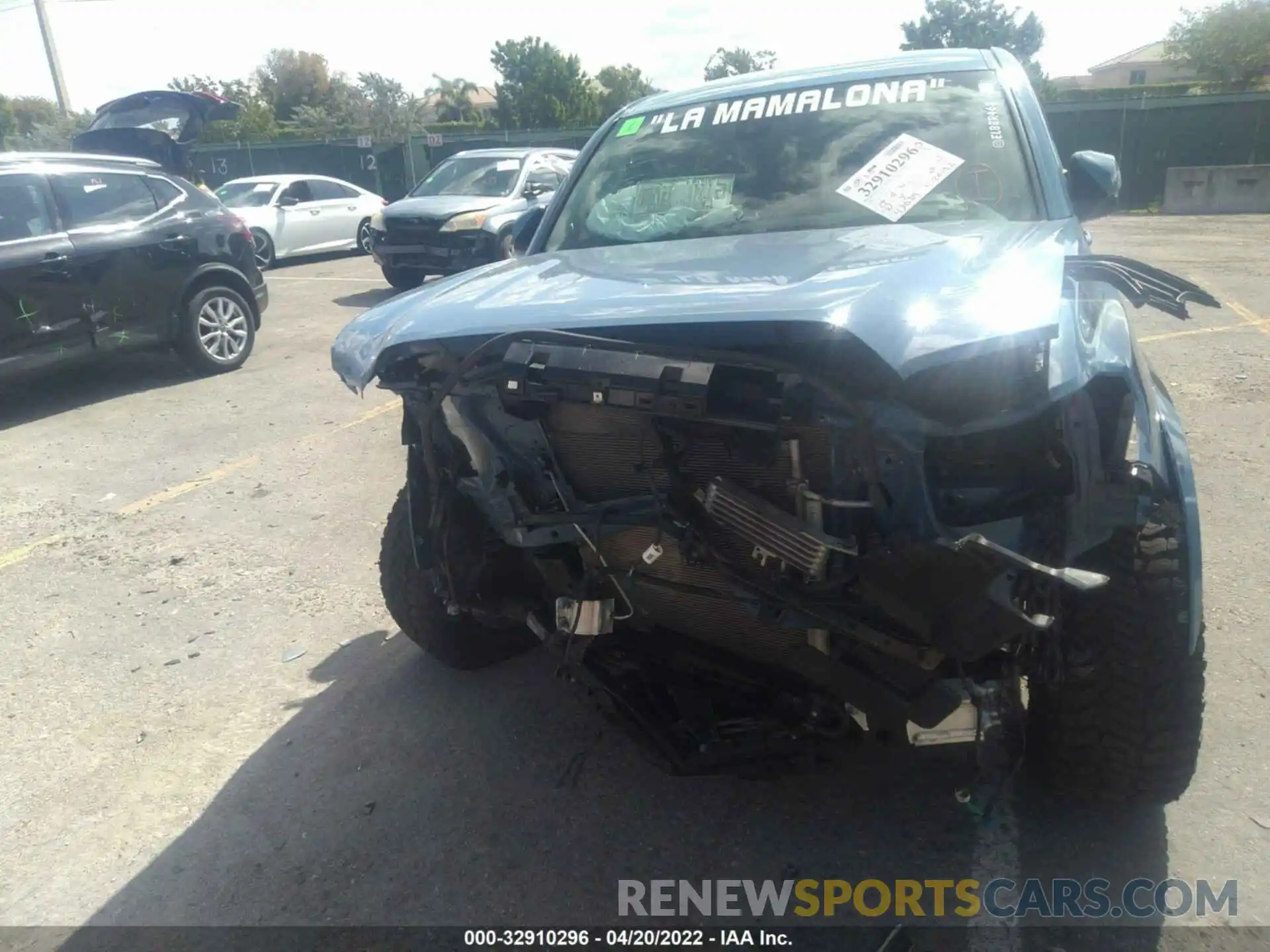 6 Photograph of a damaged car 3TMAZ5CN1KM111929 TOYOTA TACOMA 2WD 2019