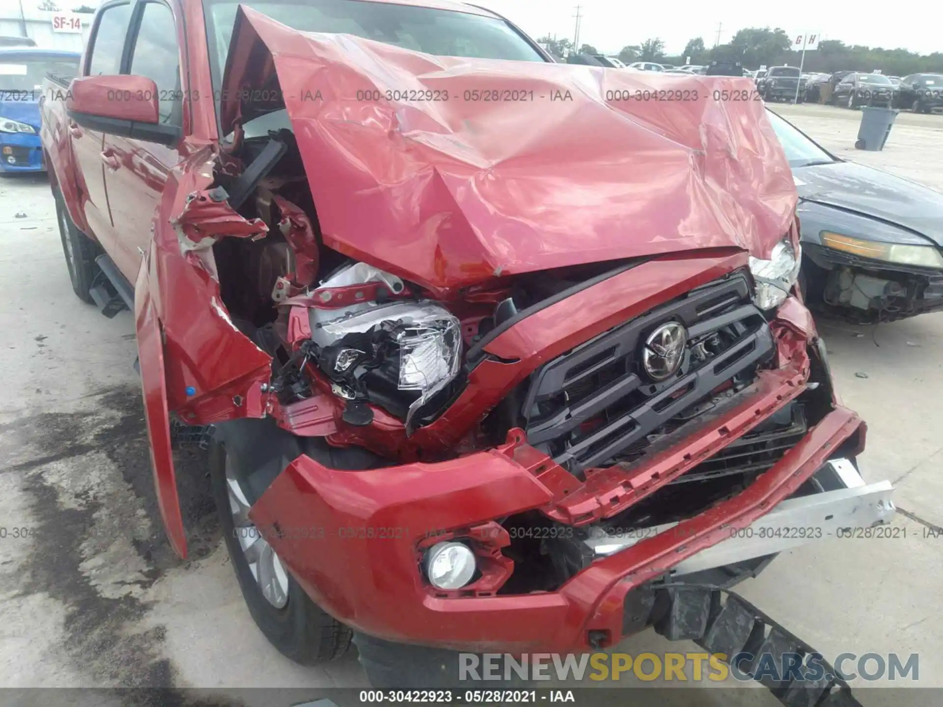 6 Photograph of a damaged car 3TMAZ5CN1KM113082 TOYOTA TACOMA 2WD 2019