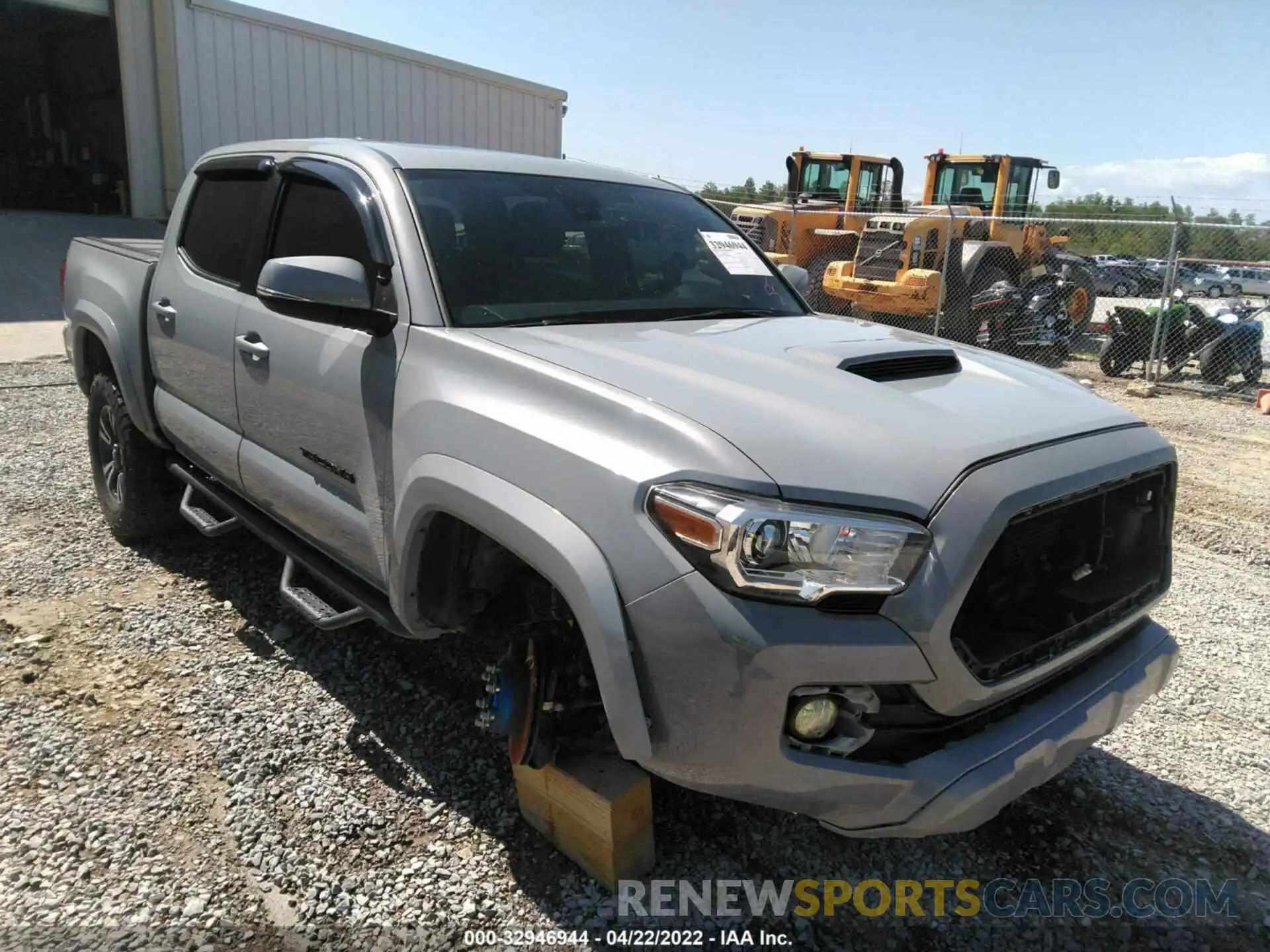 1 Photograph of a damaged car 3TMAZ5CN2KM086474 TOYOTA TACOMA 2WD 2019