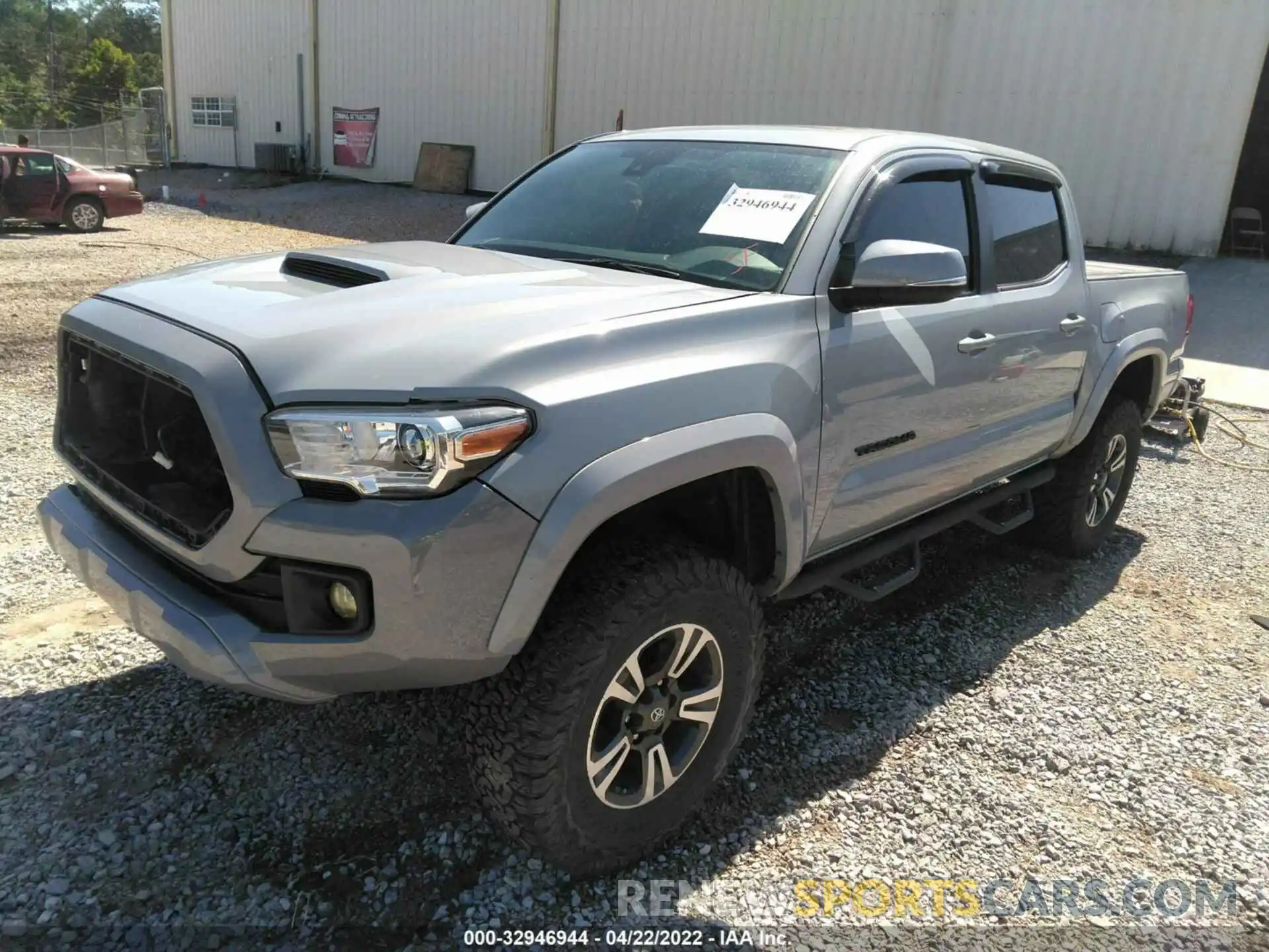 2 Photograph of a damaged car 3TMAZ5CN2KM086474 TOYOTA TACOMA 2WD 2019