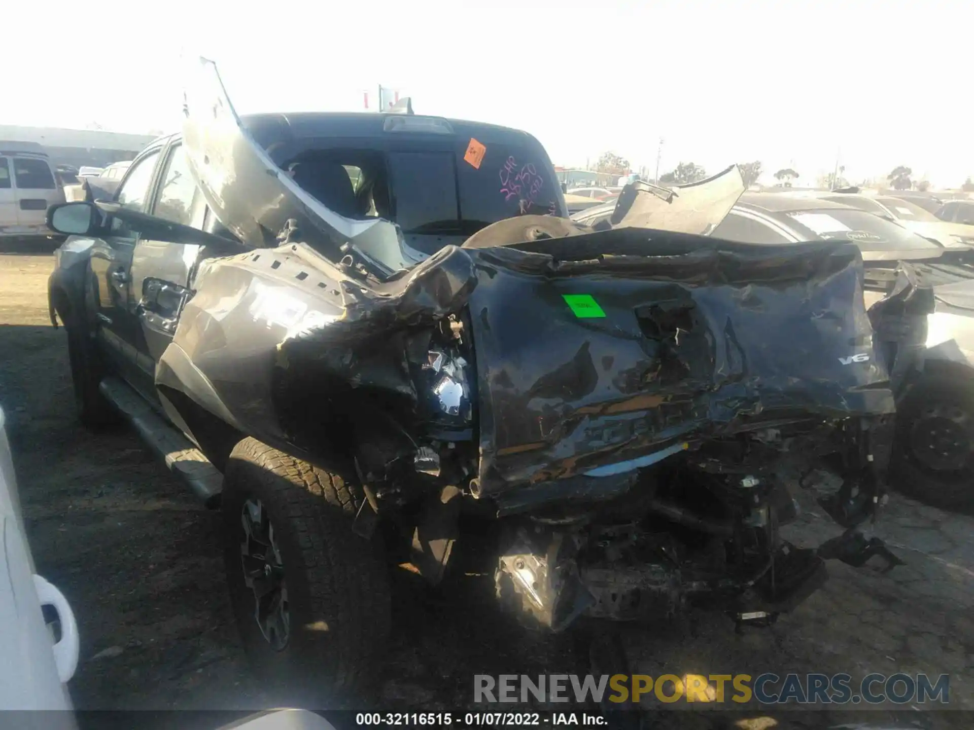 3 Photograph of a damaged car 3TMAZ5CN2KM087494 TOYOTA TACOMA 2WD 2019