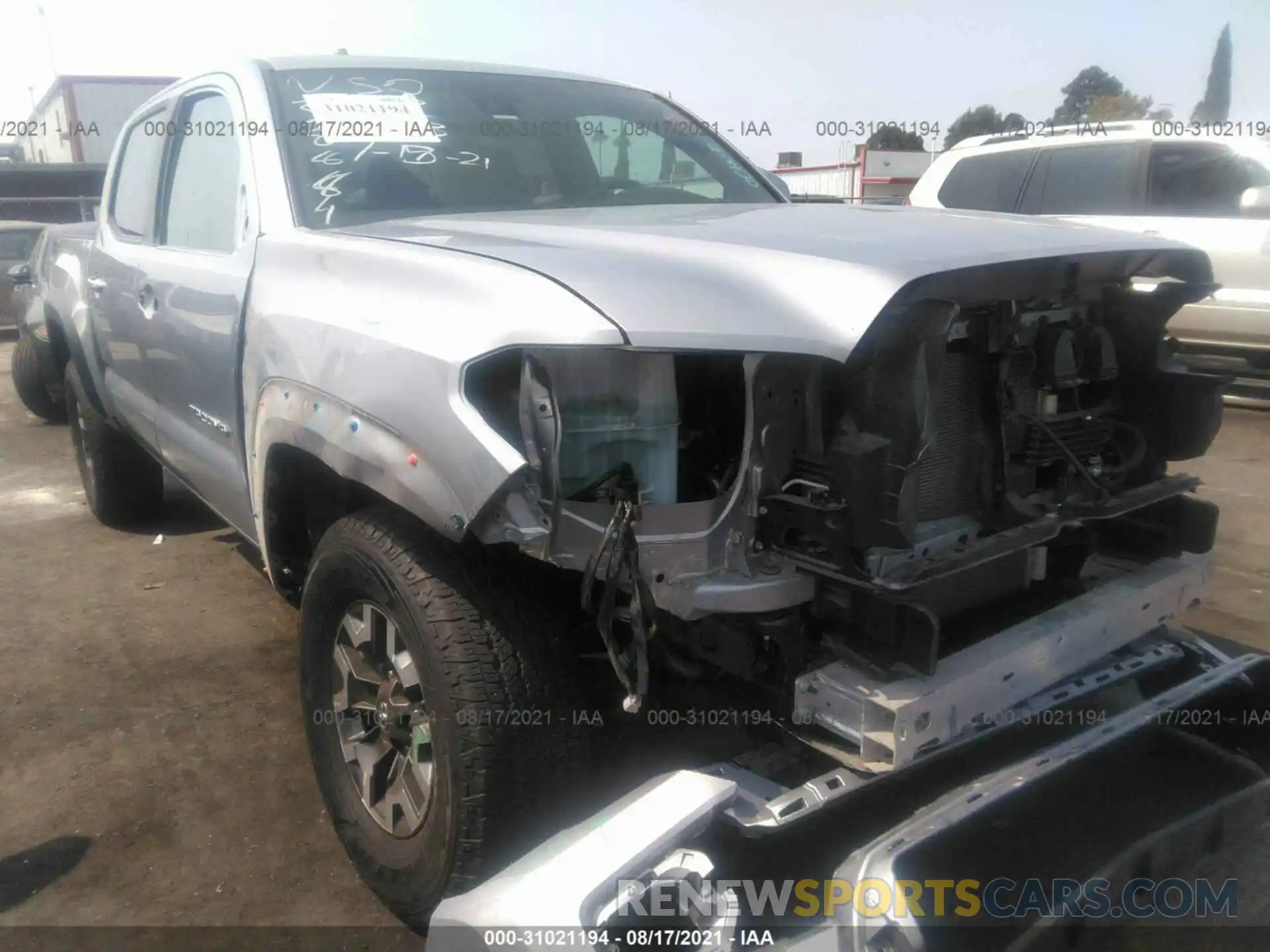 6 Photograph of a damaged car 3TMAZ5CN2KM091044 TOYOTA TACOMA 2WD 2019