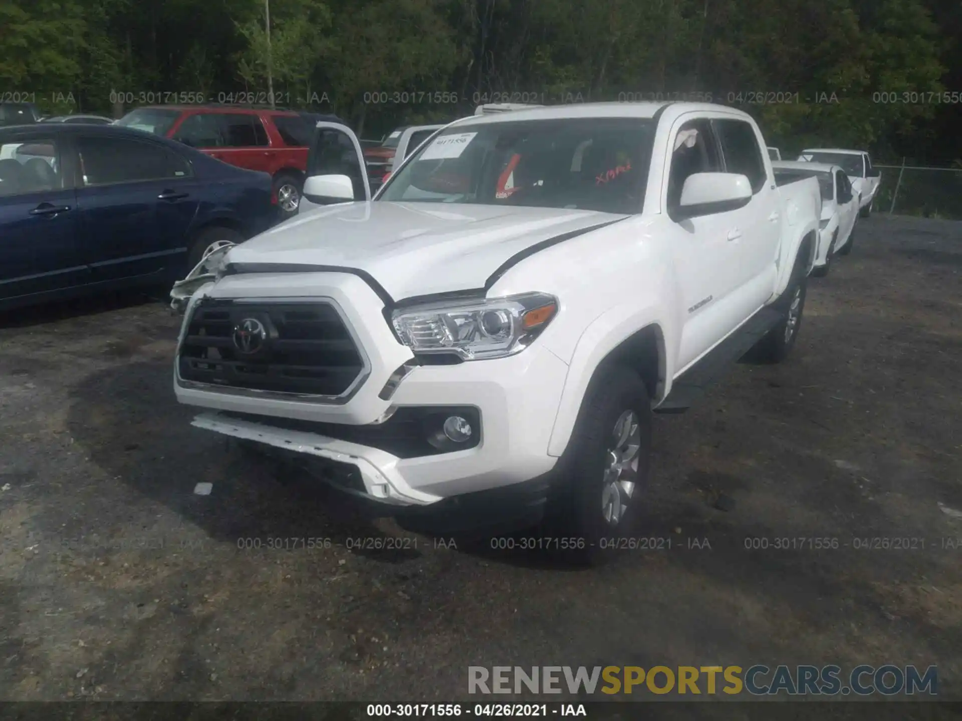 2 Photograph of a damaged car 3TMAZ5CN2KM097099 TOYOTA TACOMA 2WD 2019