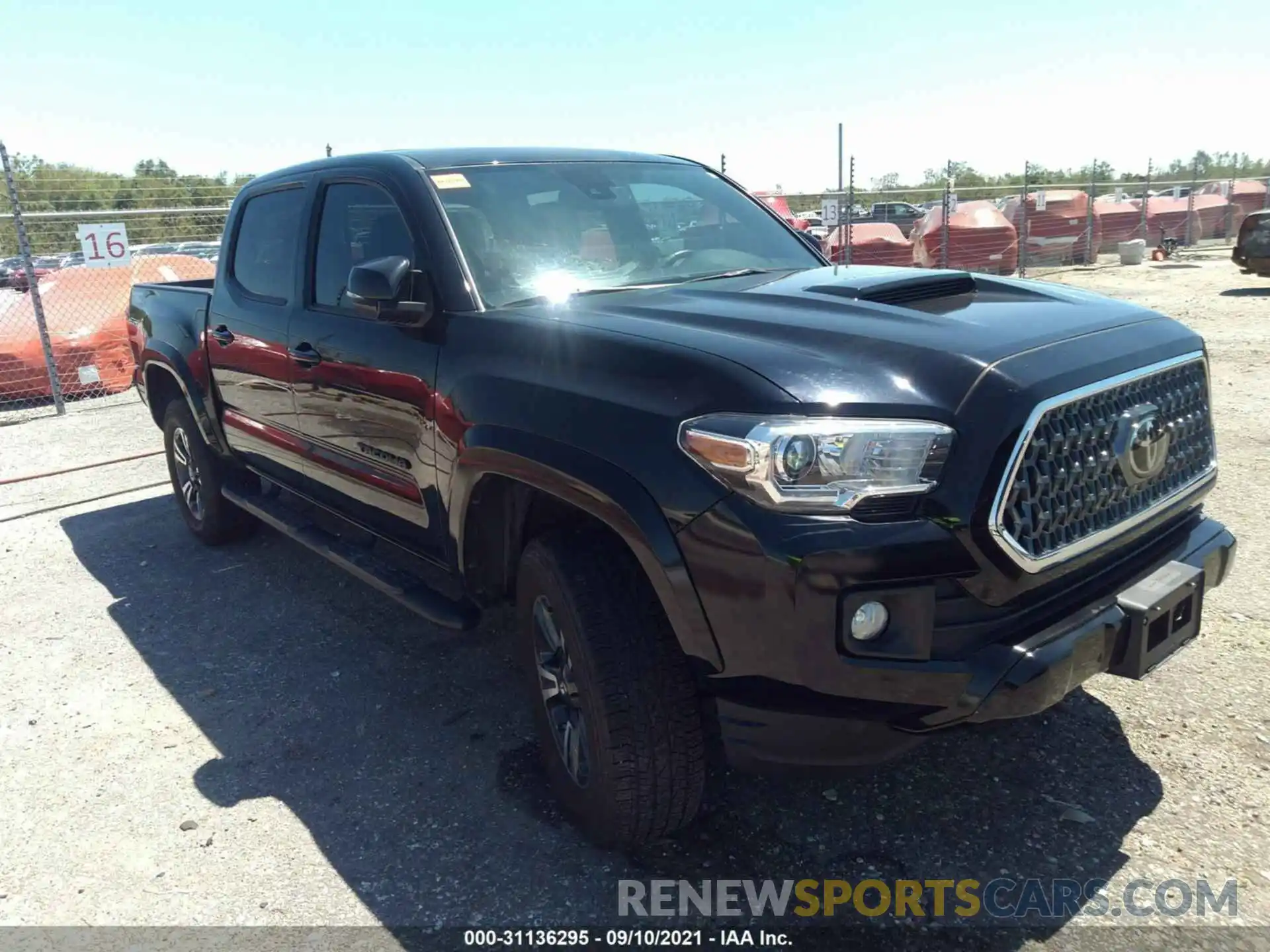 1 Photograph of a damaged car 3TMAZ5CN2KM102687 TOYOTA TACOMA 2WD 2019