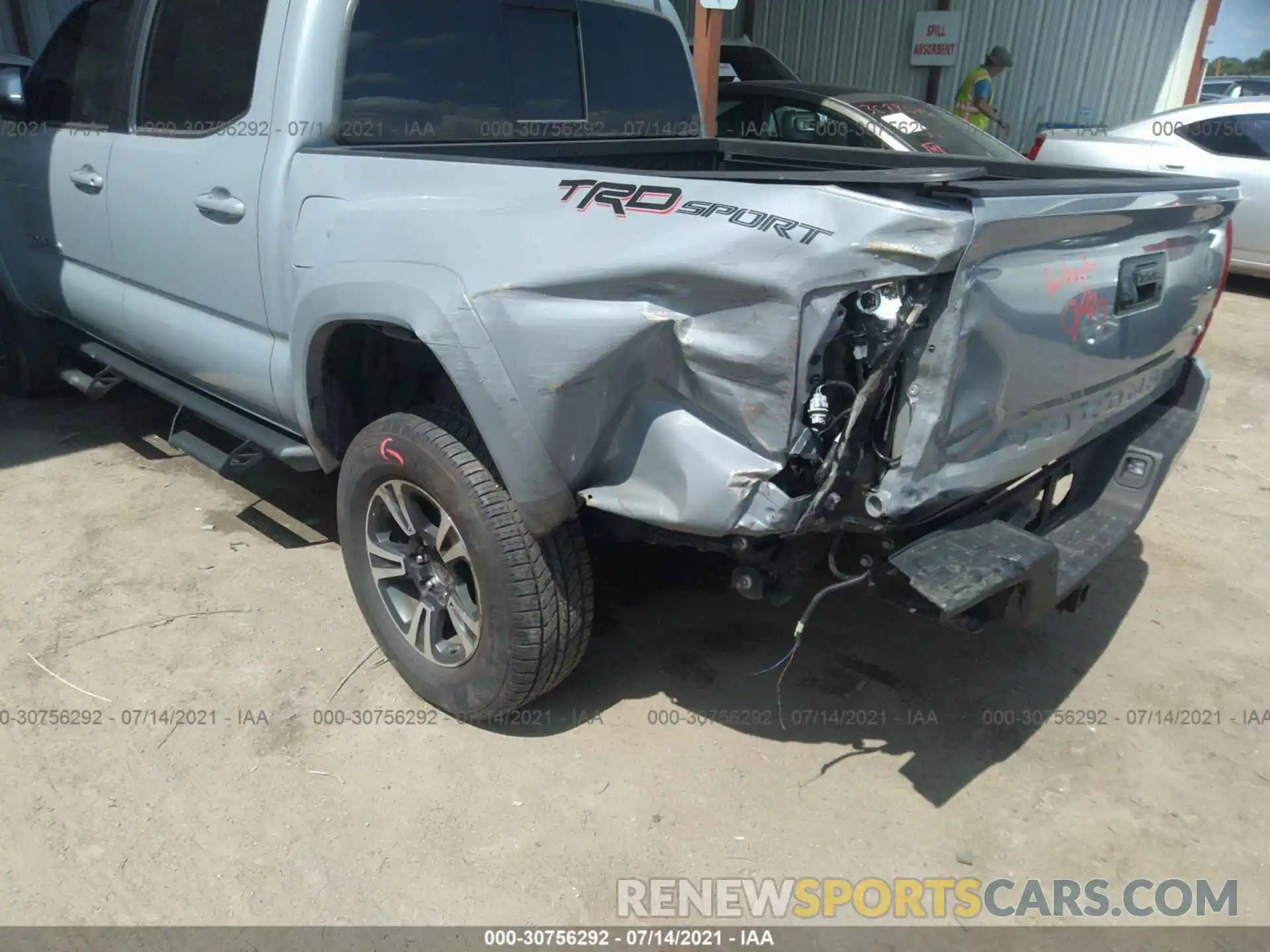 6 Photograph of a damaged car 3TMAZ5CN2KM110269 TOYOTA TACOMA 2WD 2019