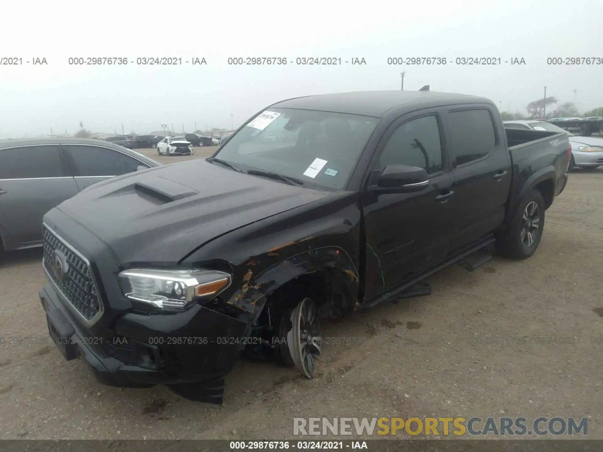 2 Photograph of a damaged car 3TMAZ5CN2KM111549 TOYOTA TACOMA 2WD 2019