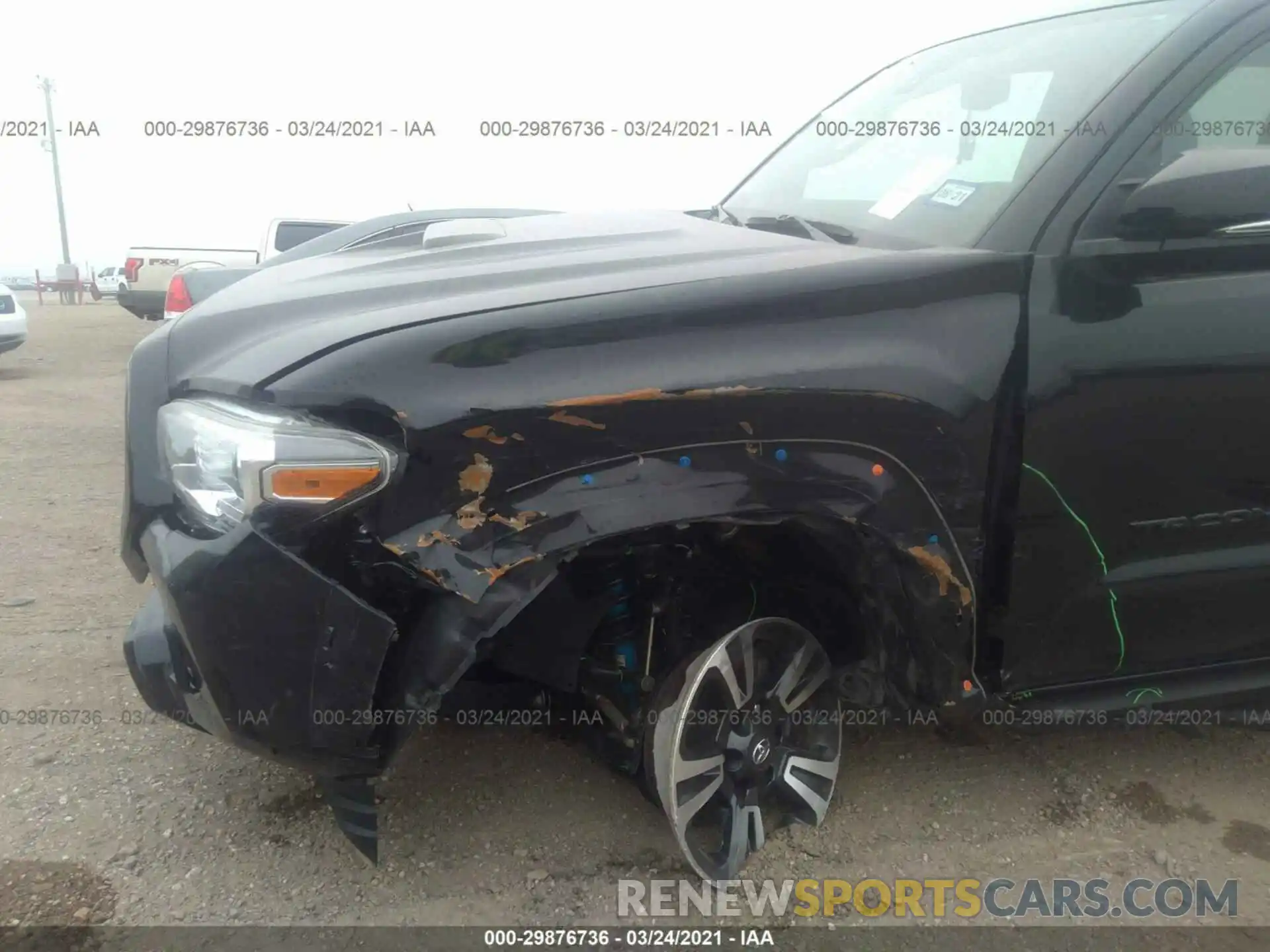 6 Photograph of a damaged car 3TMAZ5CN2KM111549 TOYOTA TACOMA 2WD 2019