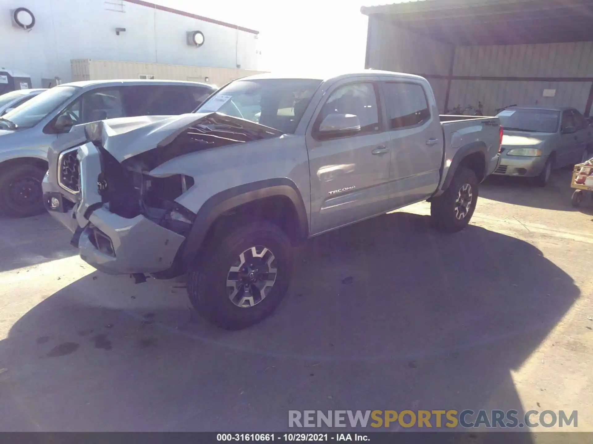 2 Photograph of a damaged car 3TMAZ5CN3KM081882 TOYOTA TACOMA 2WD 2019