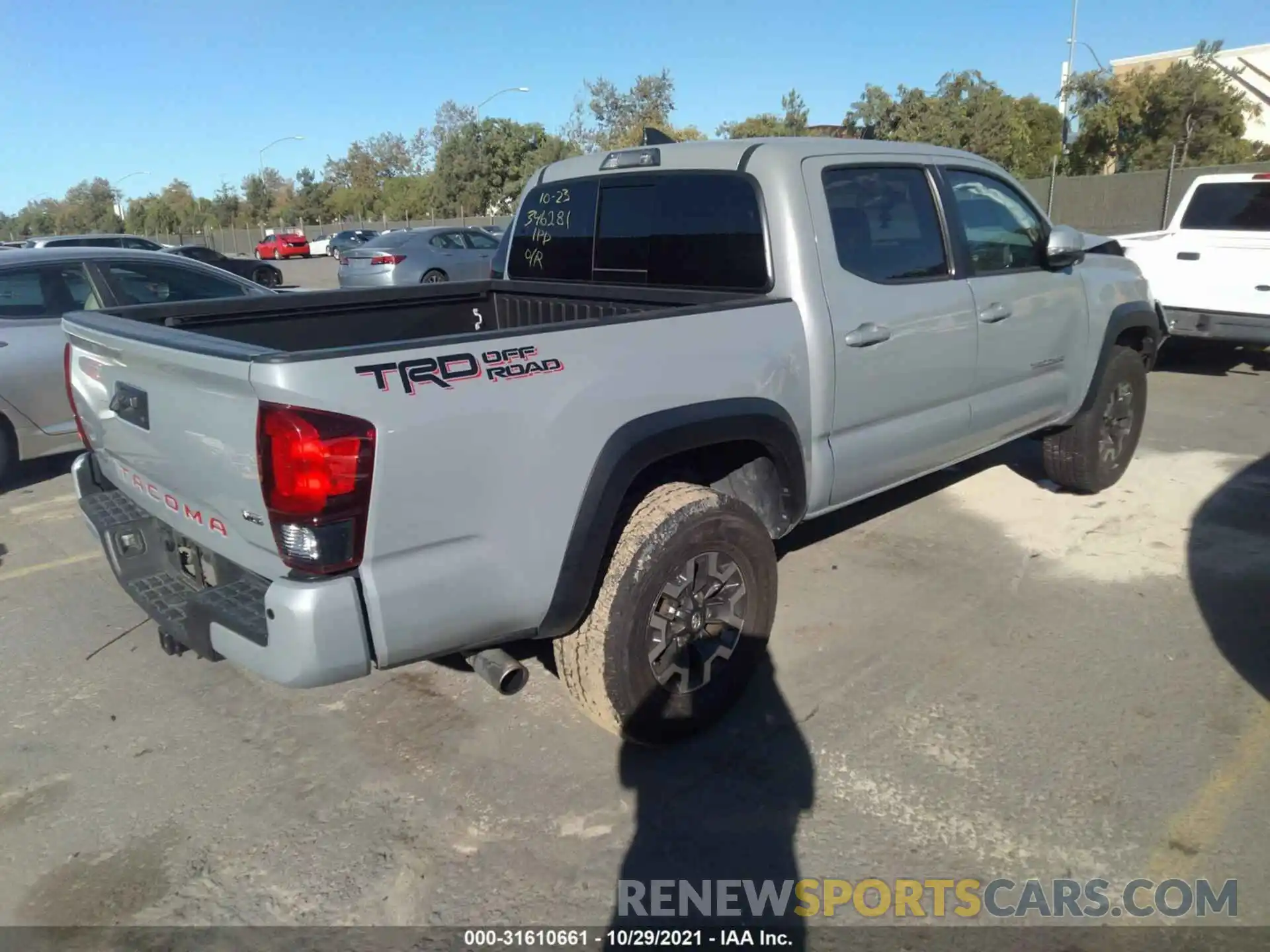 4 Photograph of a damaged car 3TMAZ5CN3KM081882 TOYOTA TACOMA 2WD 2019