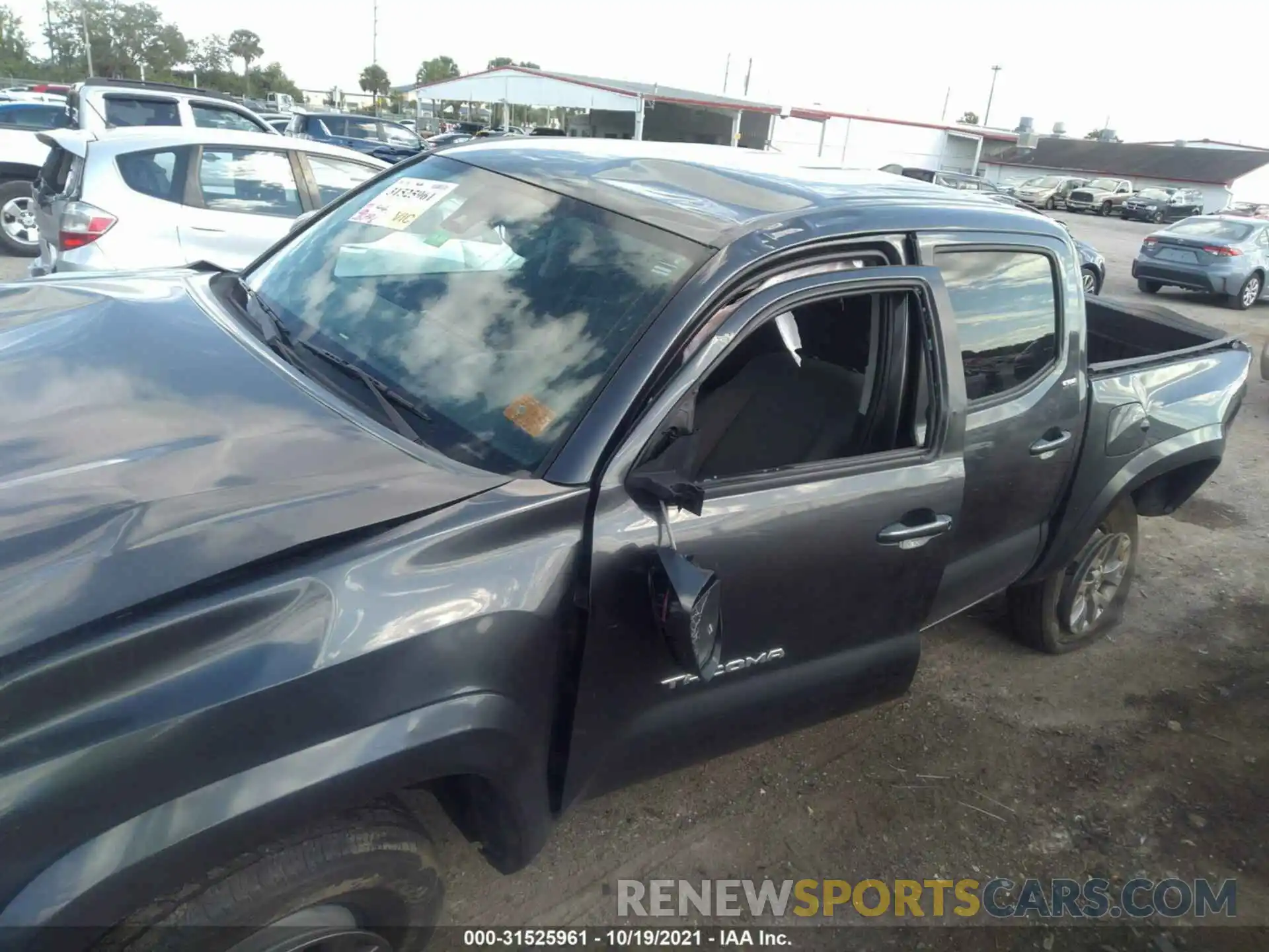 6 Photograph of a damaged car 3TMAZ5CN3KM085351 TOYOTA TACOMA 2WD 2019