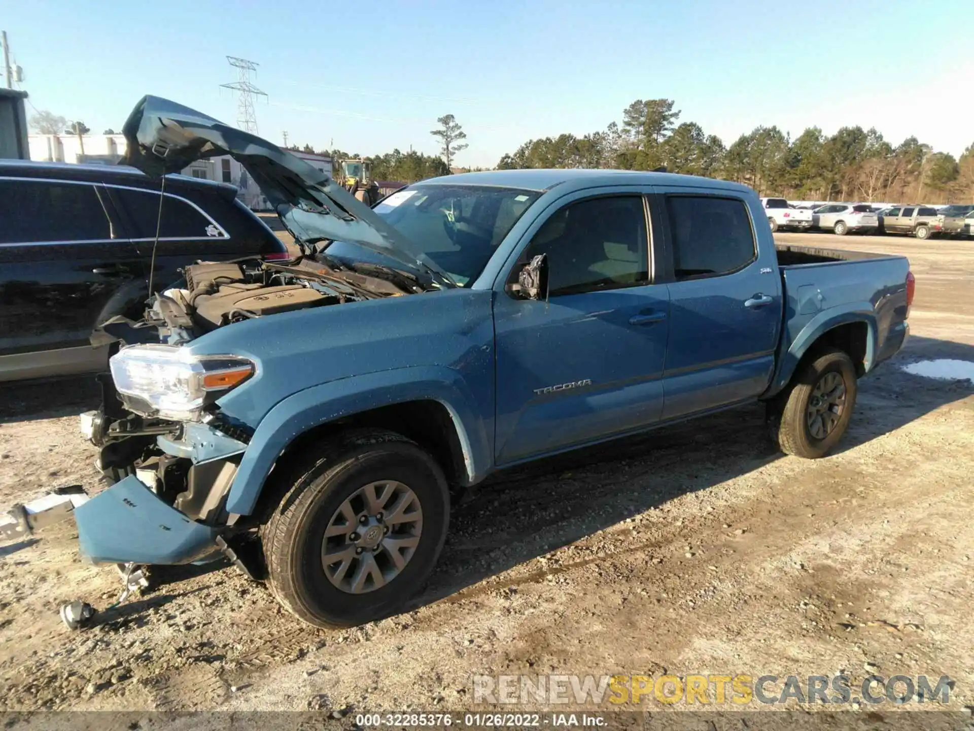 2 Photograph of a damaged car 3TMAZ5CN3KM095863 TOYOTA TACOMA 2WD 2019