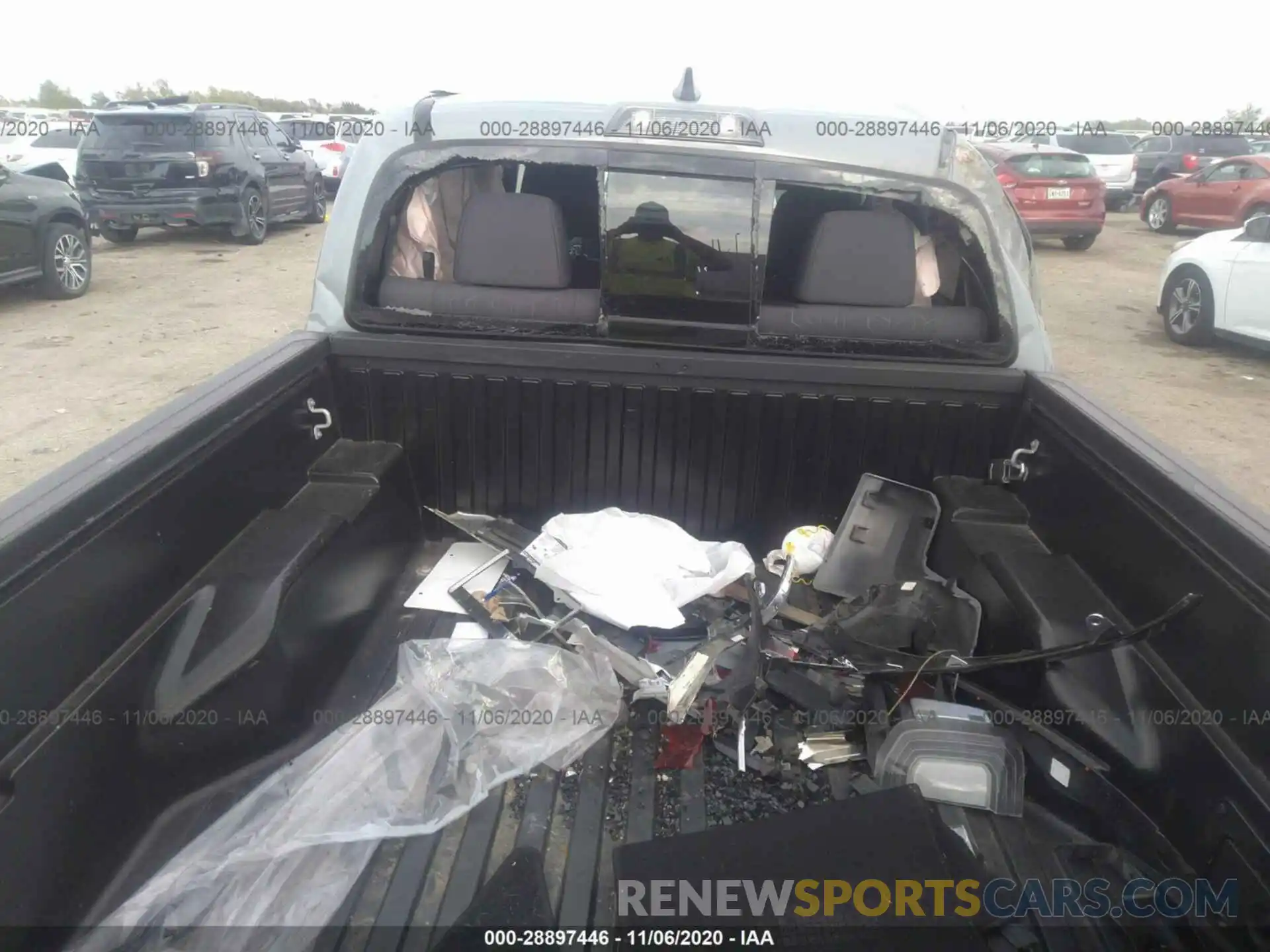 8 Photograph of a damaged car 3TMAZ5CN3KM096222 TOYOTA TACOMA 2WD 2019