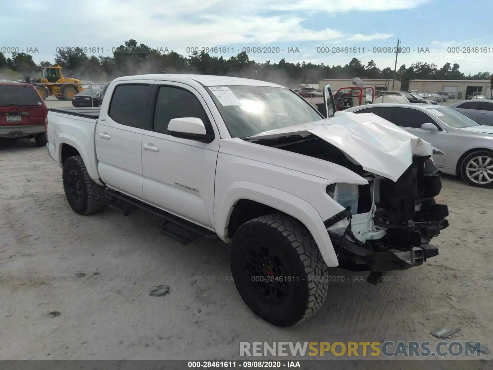 1 Photograph of a damaged car 3TMAZ5CN3KM100673 TOYOTA TACOMA 2WD 2019