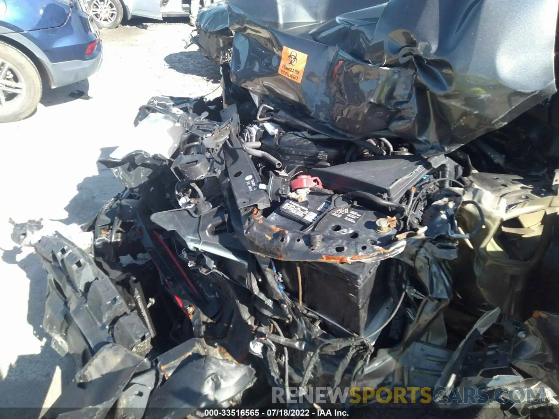 10 Photograph of a damaged car 3TMAZ5CN3KM101614 TOYOTA TACOMA 2WD 2019