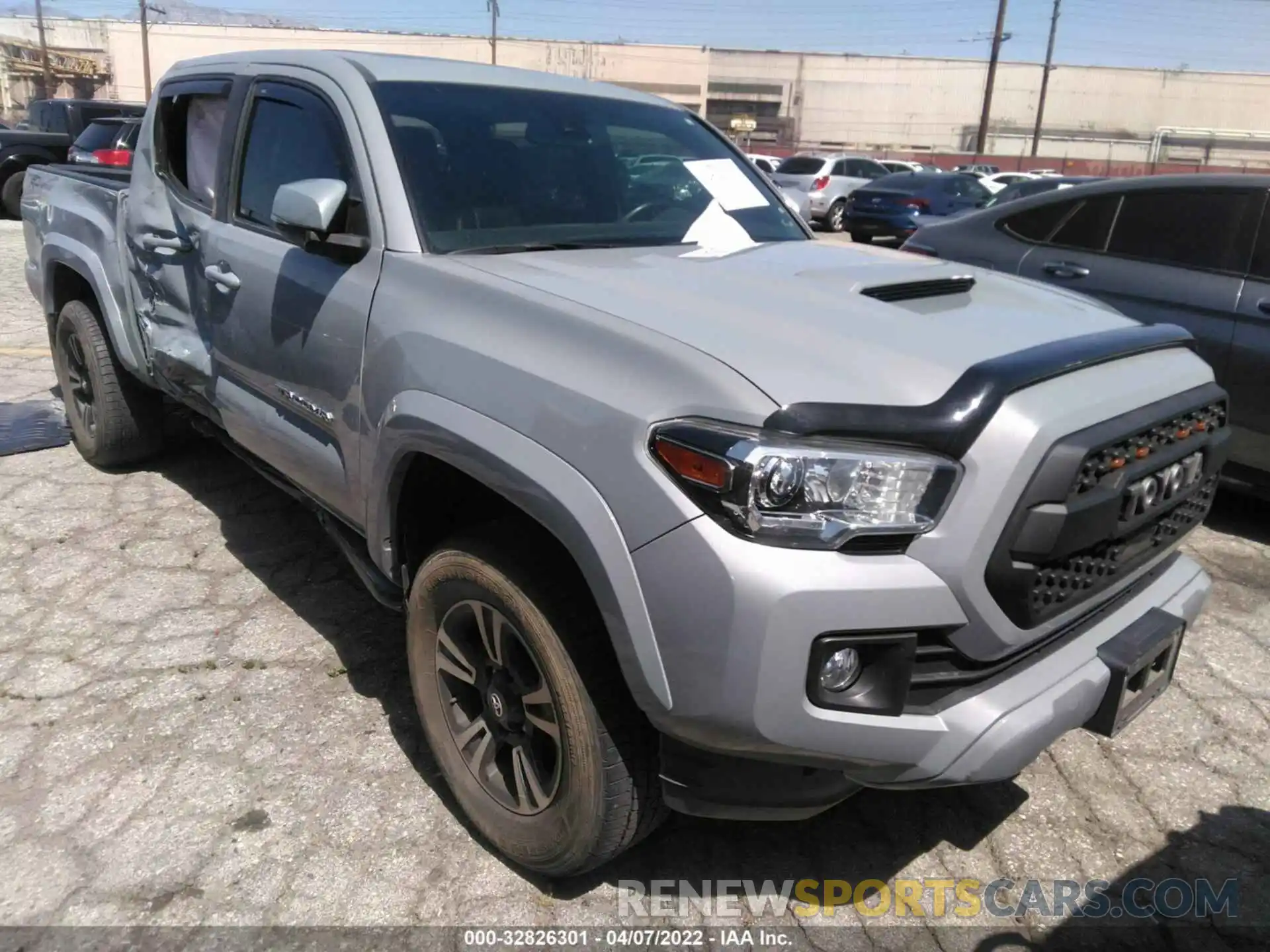 1 Photograph of a damaged car 3TMAZ5CN3KM102360 TOYOTA TACOMA 2WD 2019