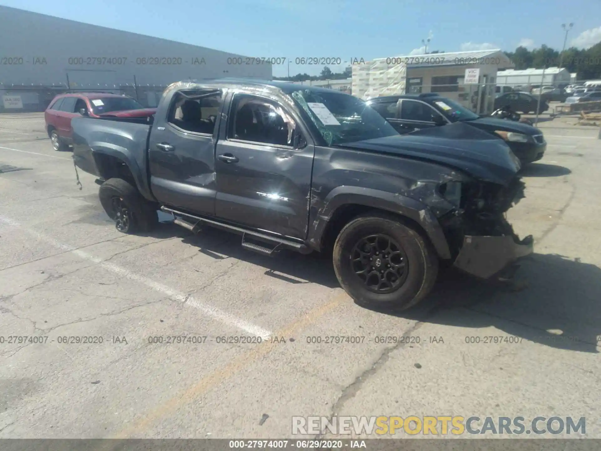 1 Photograph of a damaged car 3TMAZ5CN3KM109230 TOYOTA TACOMA 2WD 2019