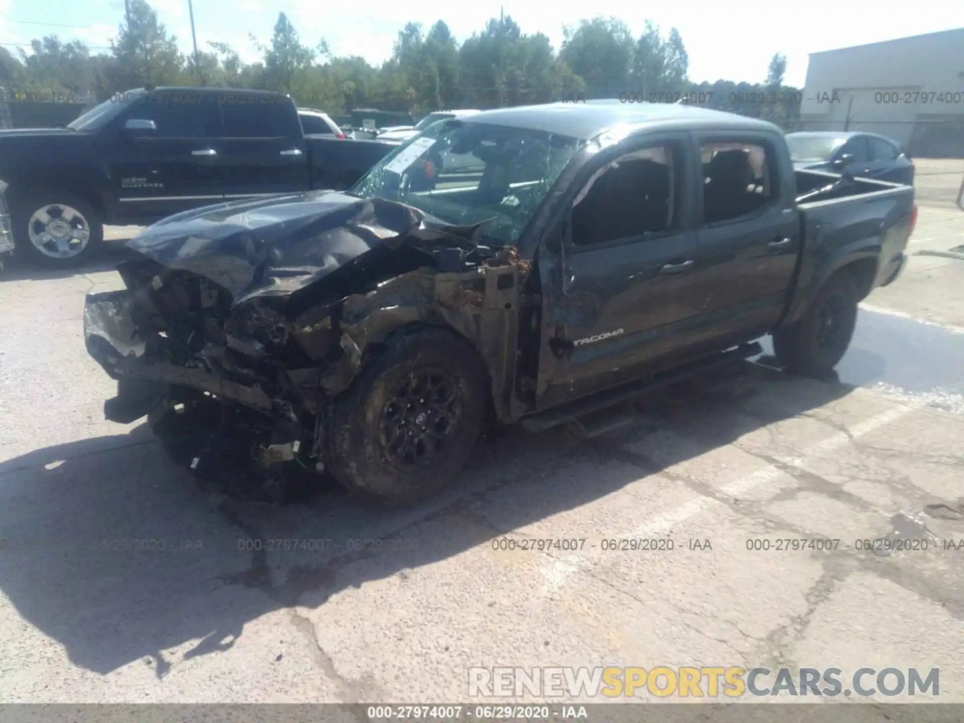 2 Photograph of a damaged car 3TMAZ5CN3KM109230 TOYOTA TACOMA 2WD 2019