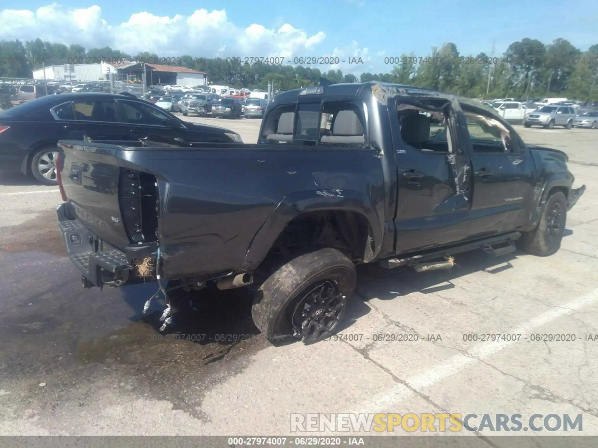 4 Photograph of a damaged car 3TMAZ5CN3KM109230 TOYOTA TACOMA 2WD 2019