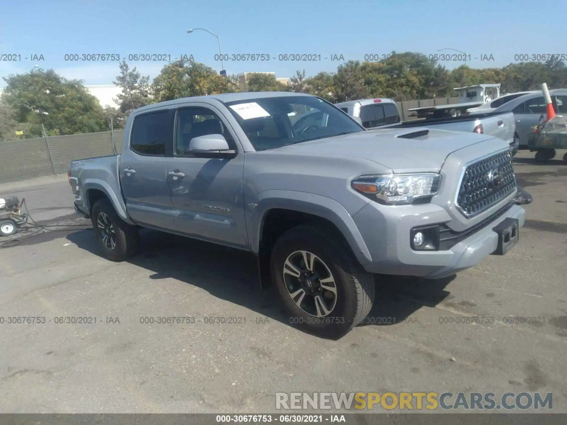 1 Photograph of a damaged car 3TMAZ5CN4KM081342 TOYOTA TACOMA 2WD 2019